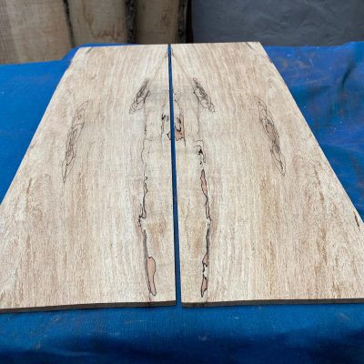 Flamed / Spalted Maple Guitar tops 595x185 mm