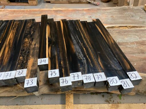 African Ebony (special grade) 1.5x1.5x19 inches