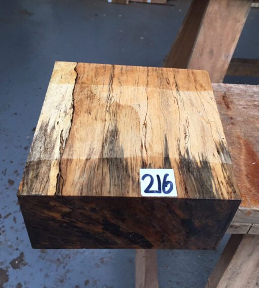 Spalted Tamarind 6x6x3 inches