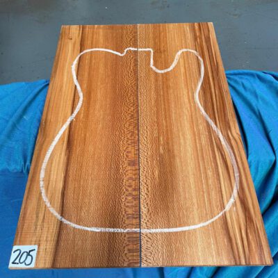 Lacewood (London Plane) Guitar Top (2 Pieces) 550x375x11 mm
