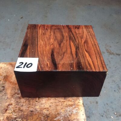 Bolivian Rosewood 6x6x3 inches