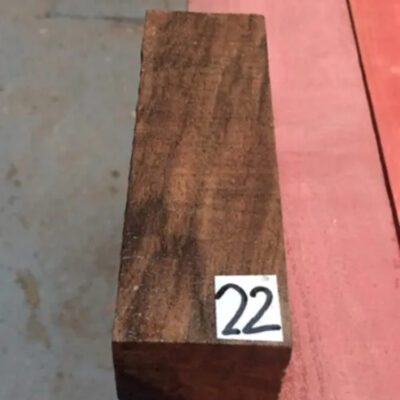 Turkish Walnut Knife Blank 130x40x31 mm