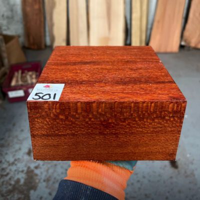Leopardwood 6x6x3 inches