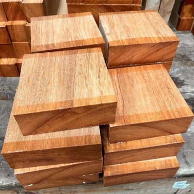 Afzelia 6x6x2 inches