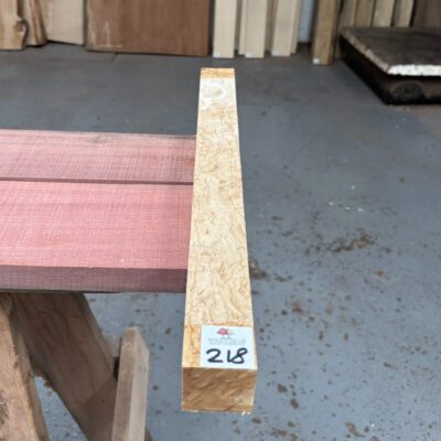 Curly Masur Birch (A Grade) 41x41x455 mm