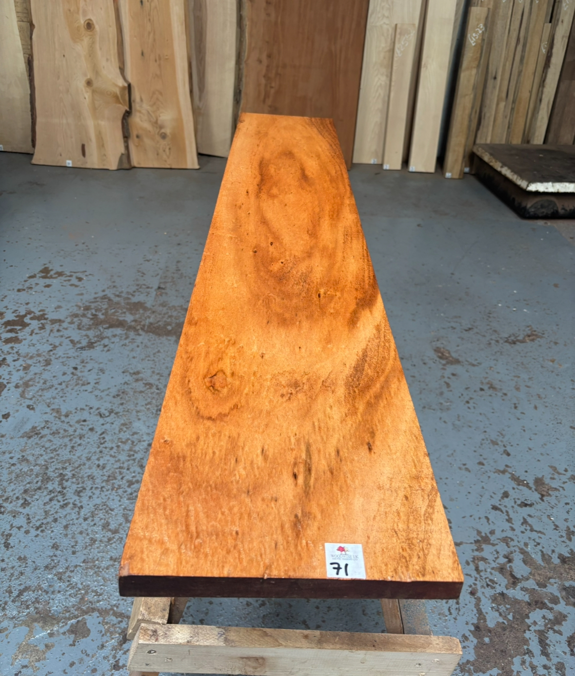 Tigerwood (Goncalo Alves) 1445x265x25 mm