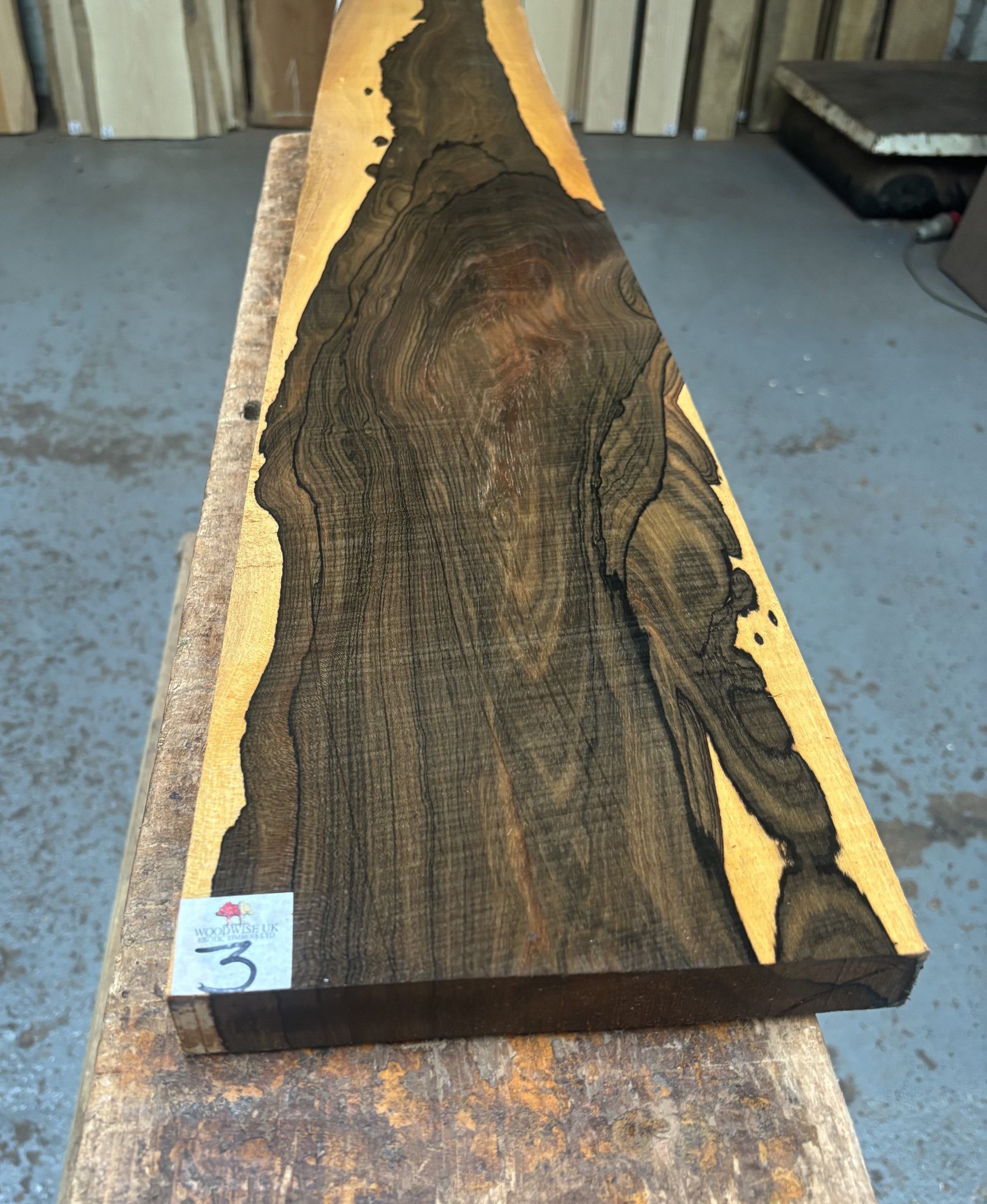 Ziricote 1150x180-200x28 mm