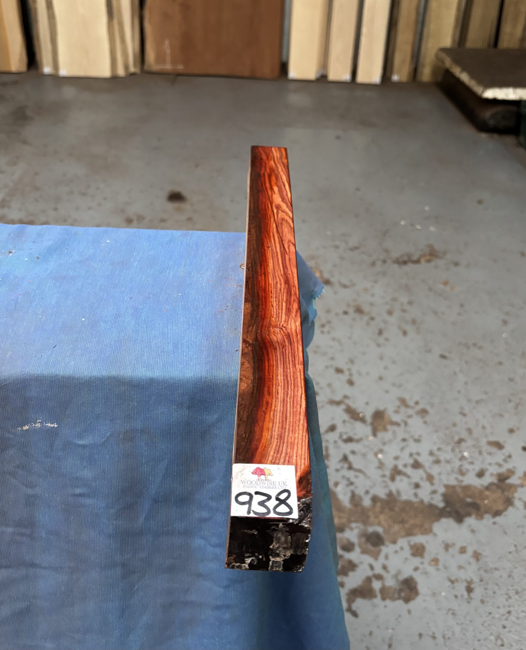 Cocobolo (Nicaraguan) 1.5x1.5x18 inches