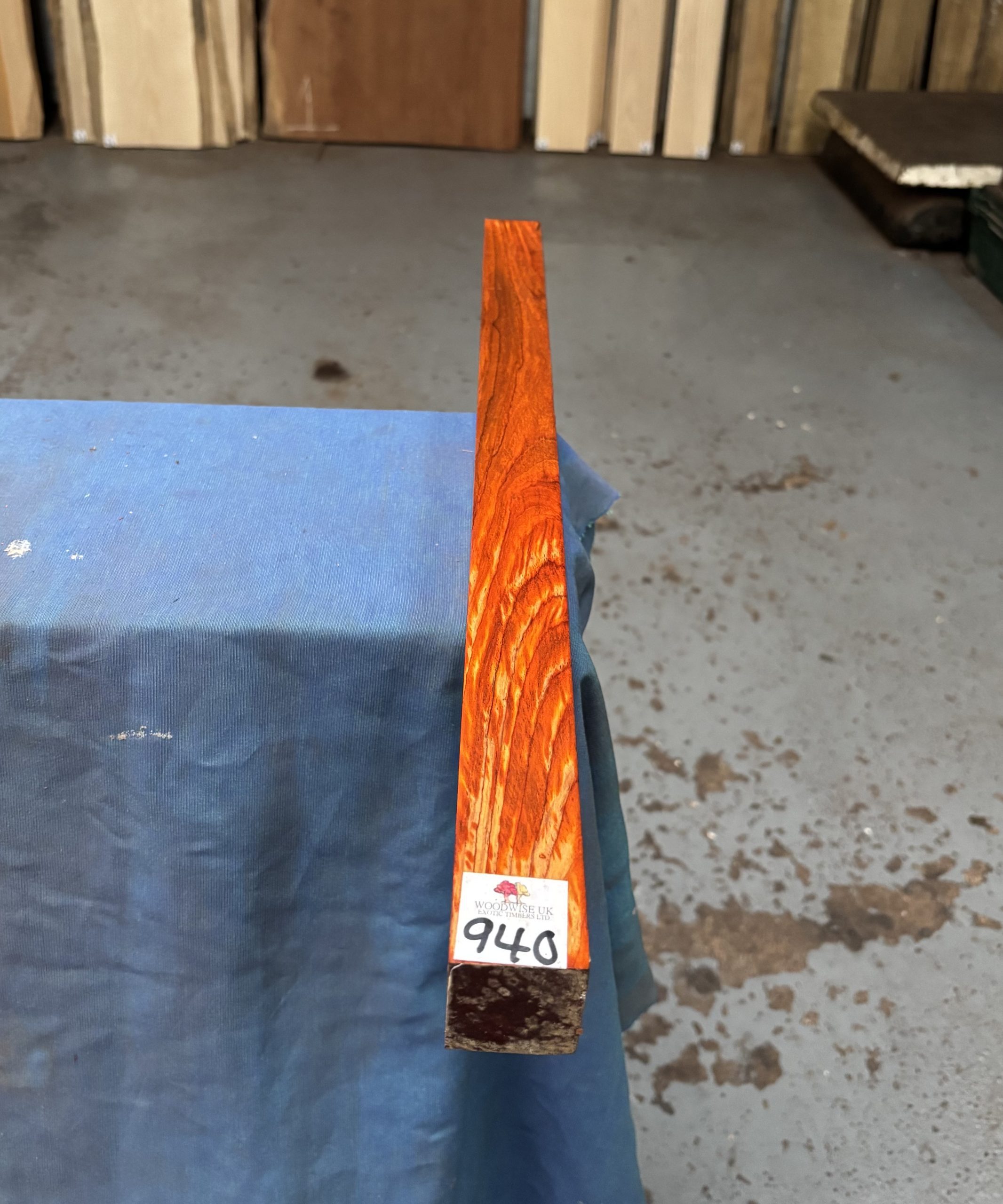 Cocobolo (Nicaraguan) 1.5x1.5x24 inches