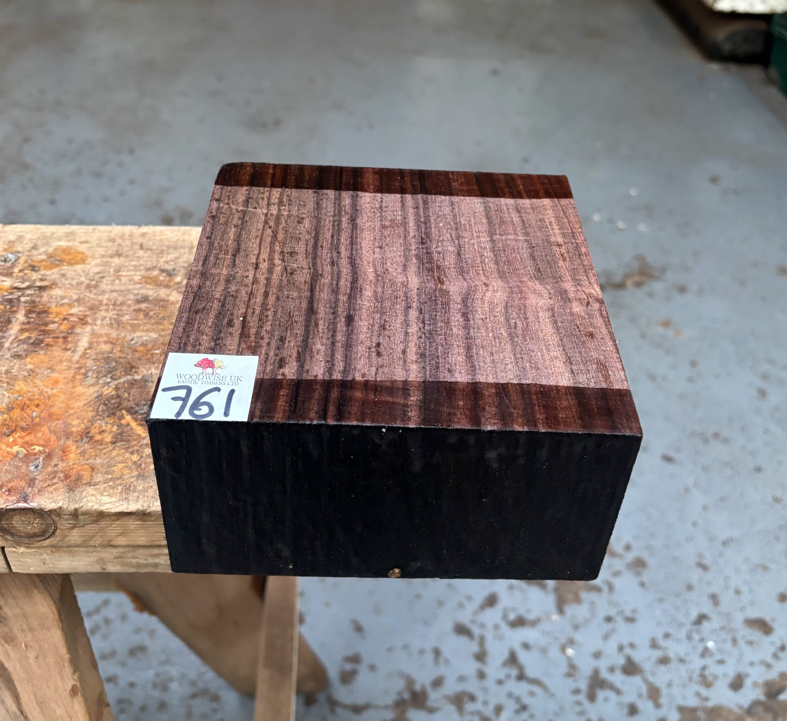Indian Rosewood 6x6x3 inches