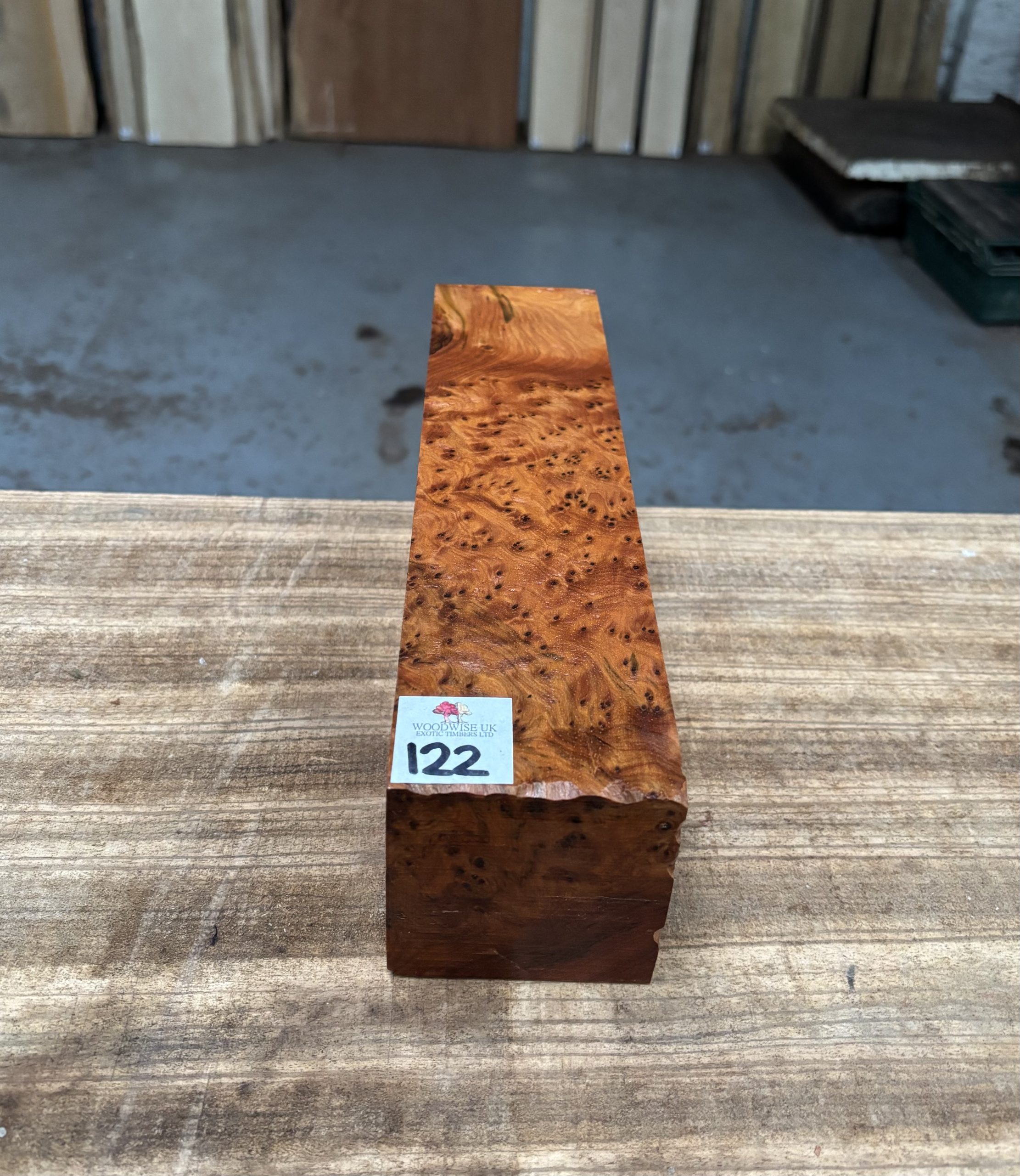 Thuya Burr 3x3x12 Inches