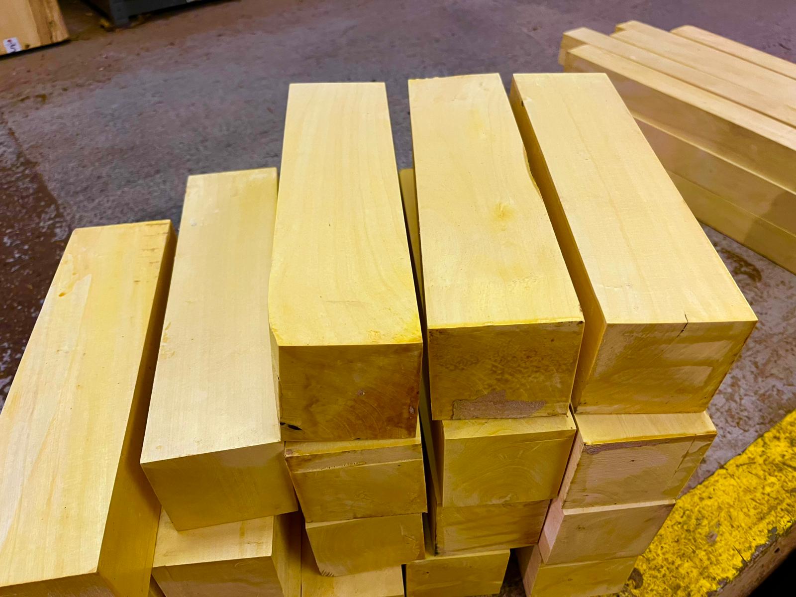 Lemonwood 3x3x12 inches