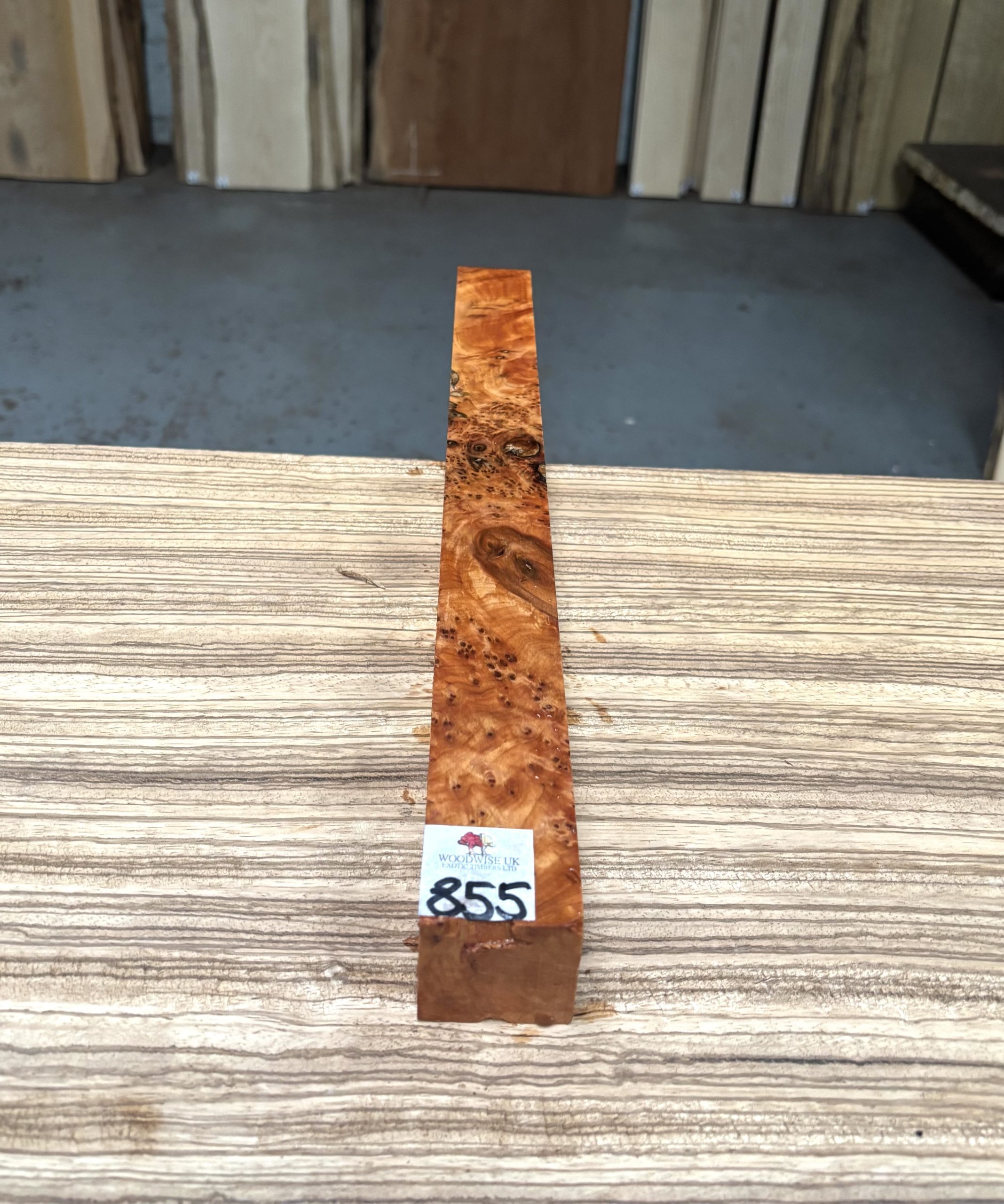 Thuya Burr 1.5x1.5x18 Inches