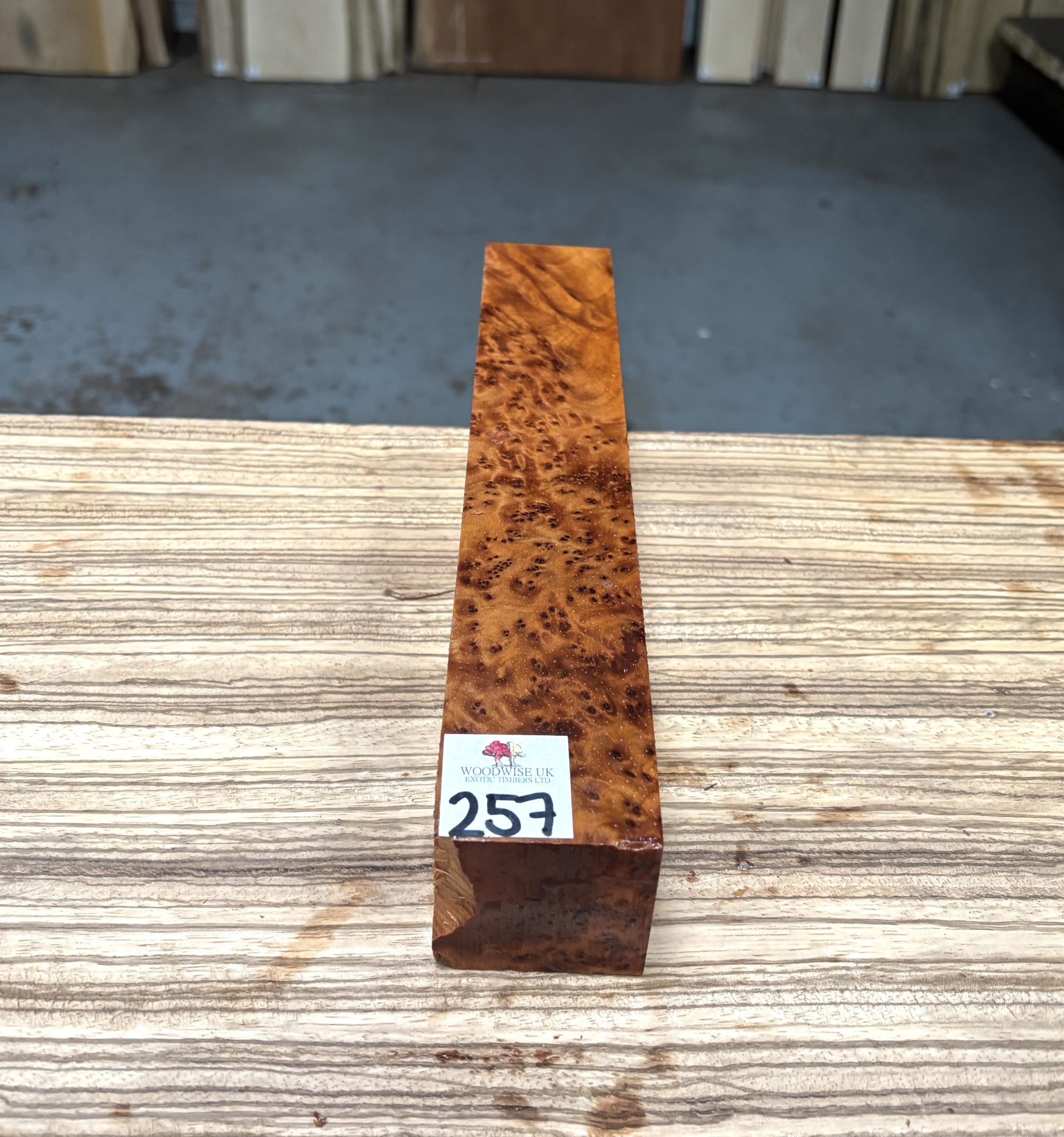 Thuya Burr 2x2x12 Inches