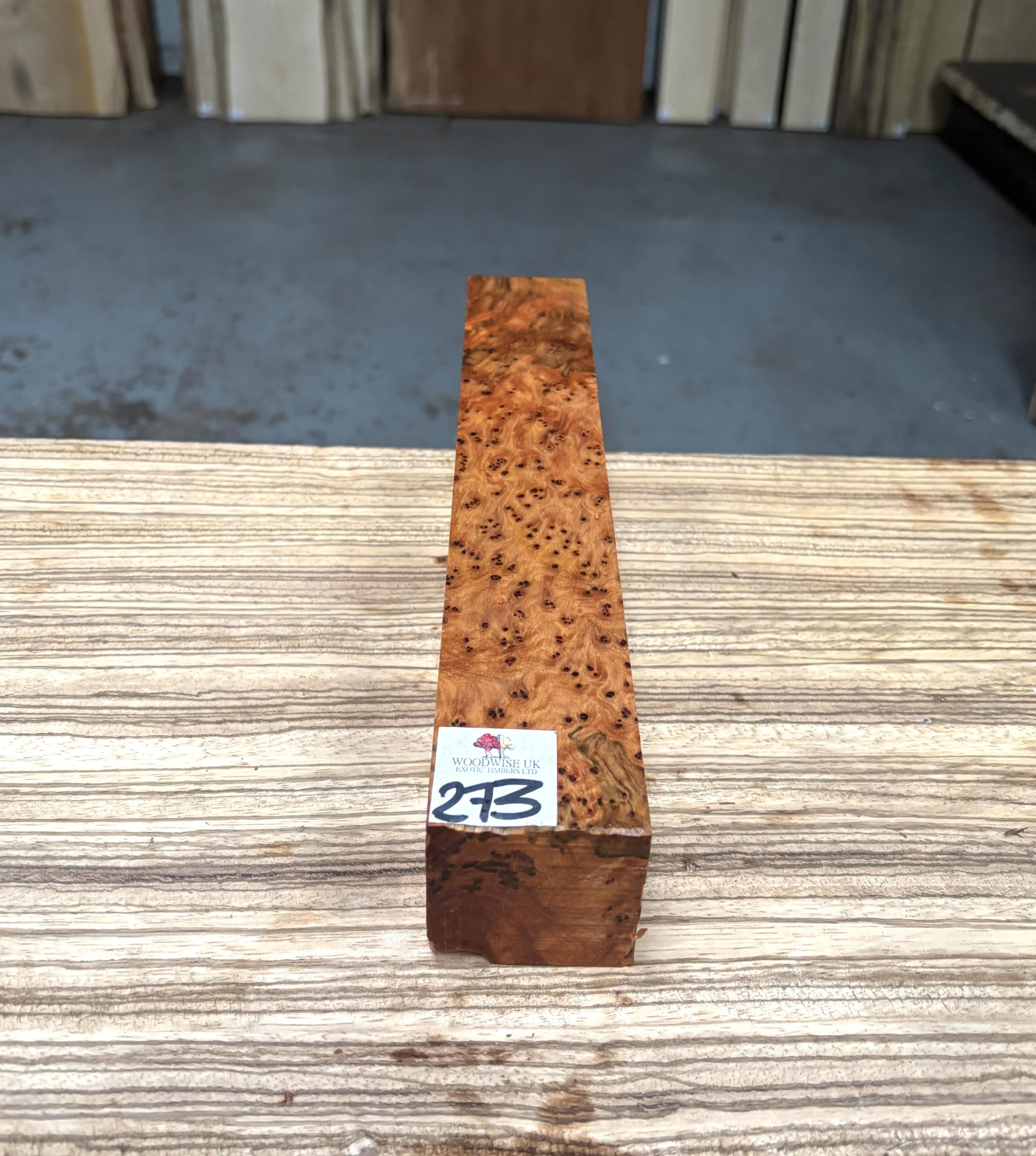 Thuya Burr 2x2x12 Inches