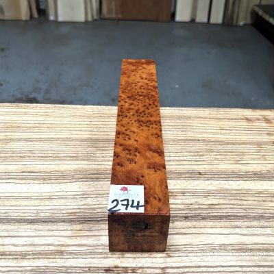 Thuya Burr 2x2x12 Inches