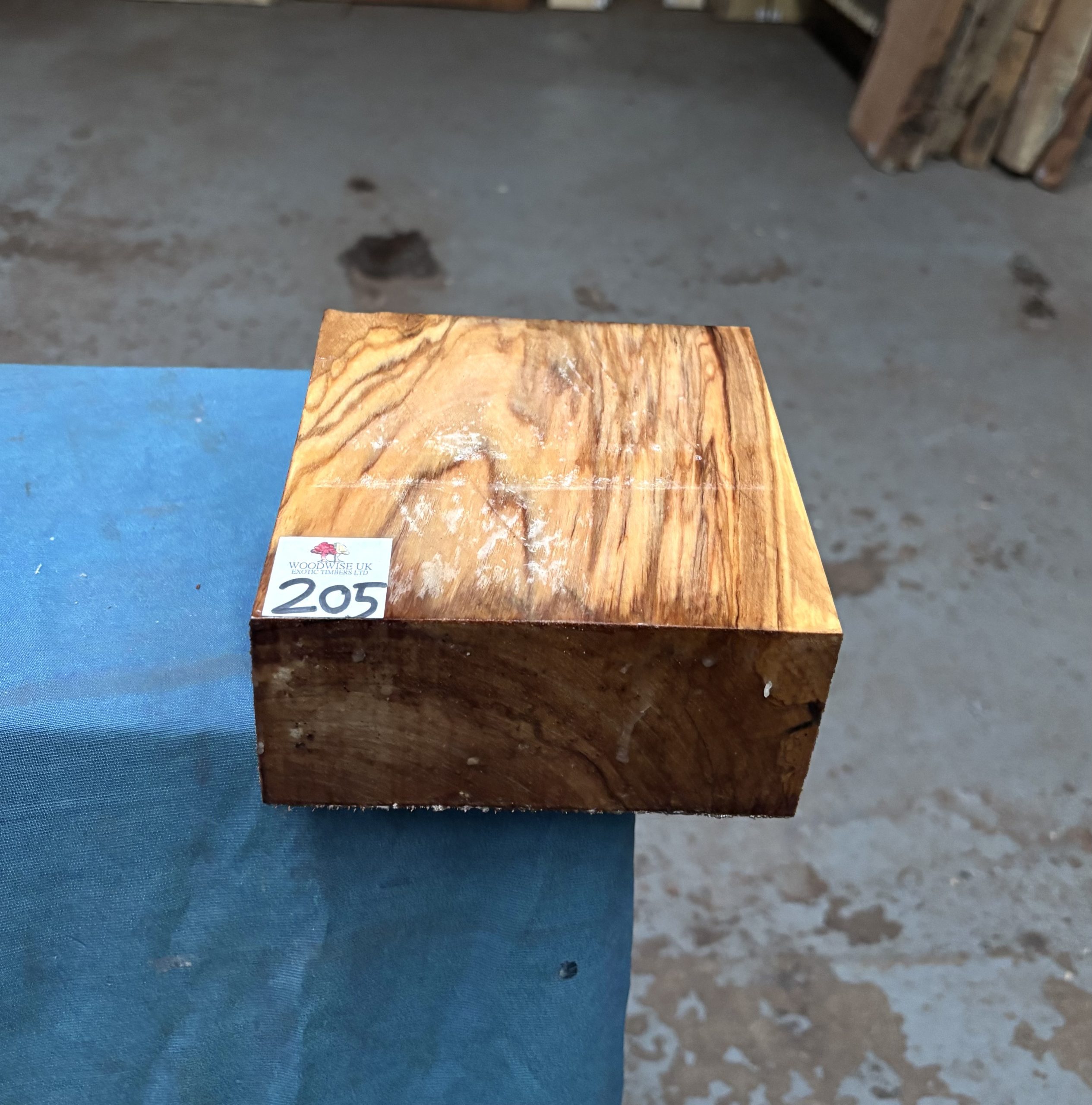 Mediterranean Olivewood 6x6x3 inches