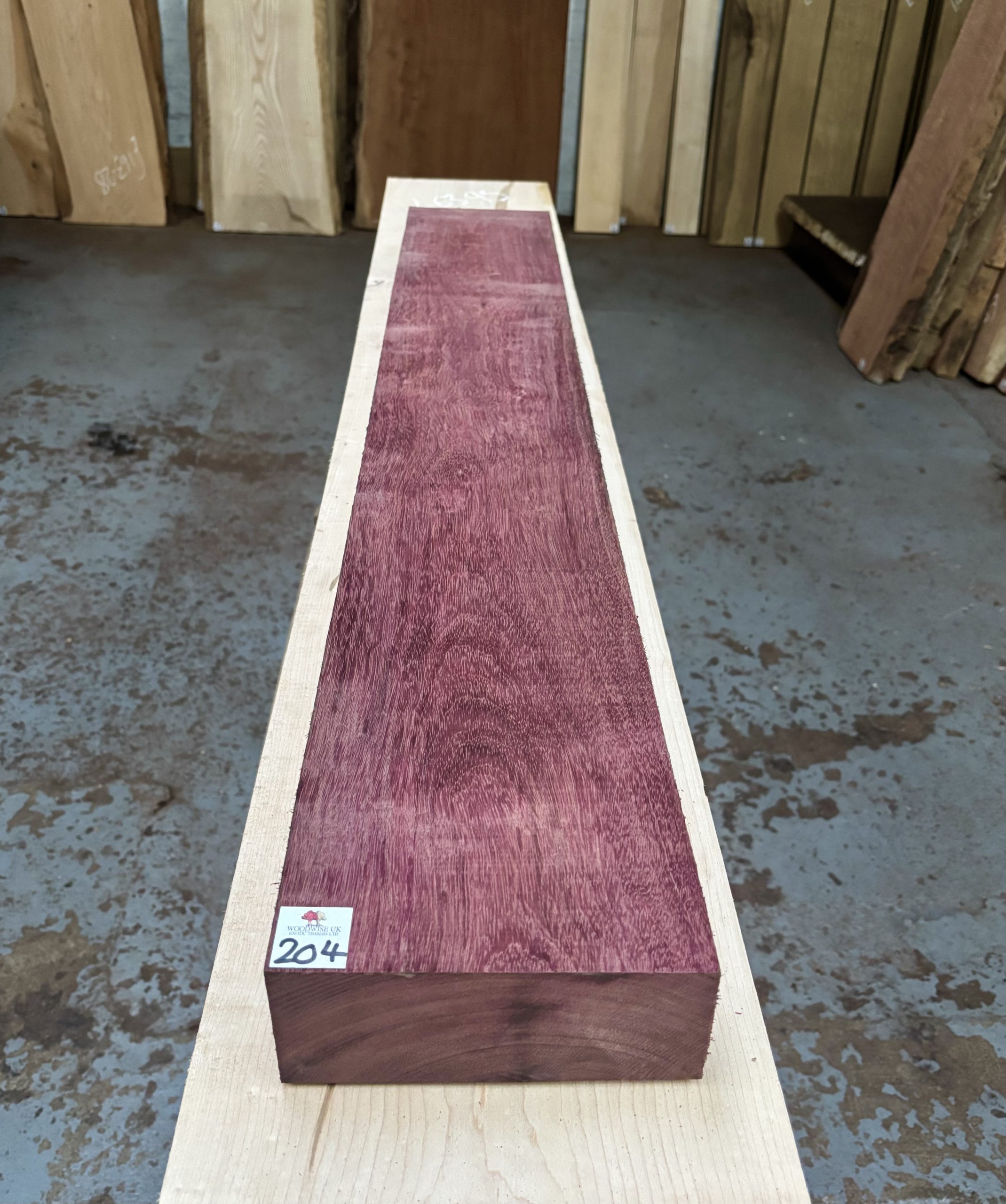 Purpleheart 1105x175x74 mm