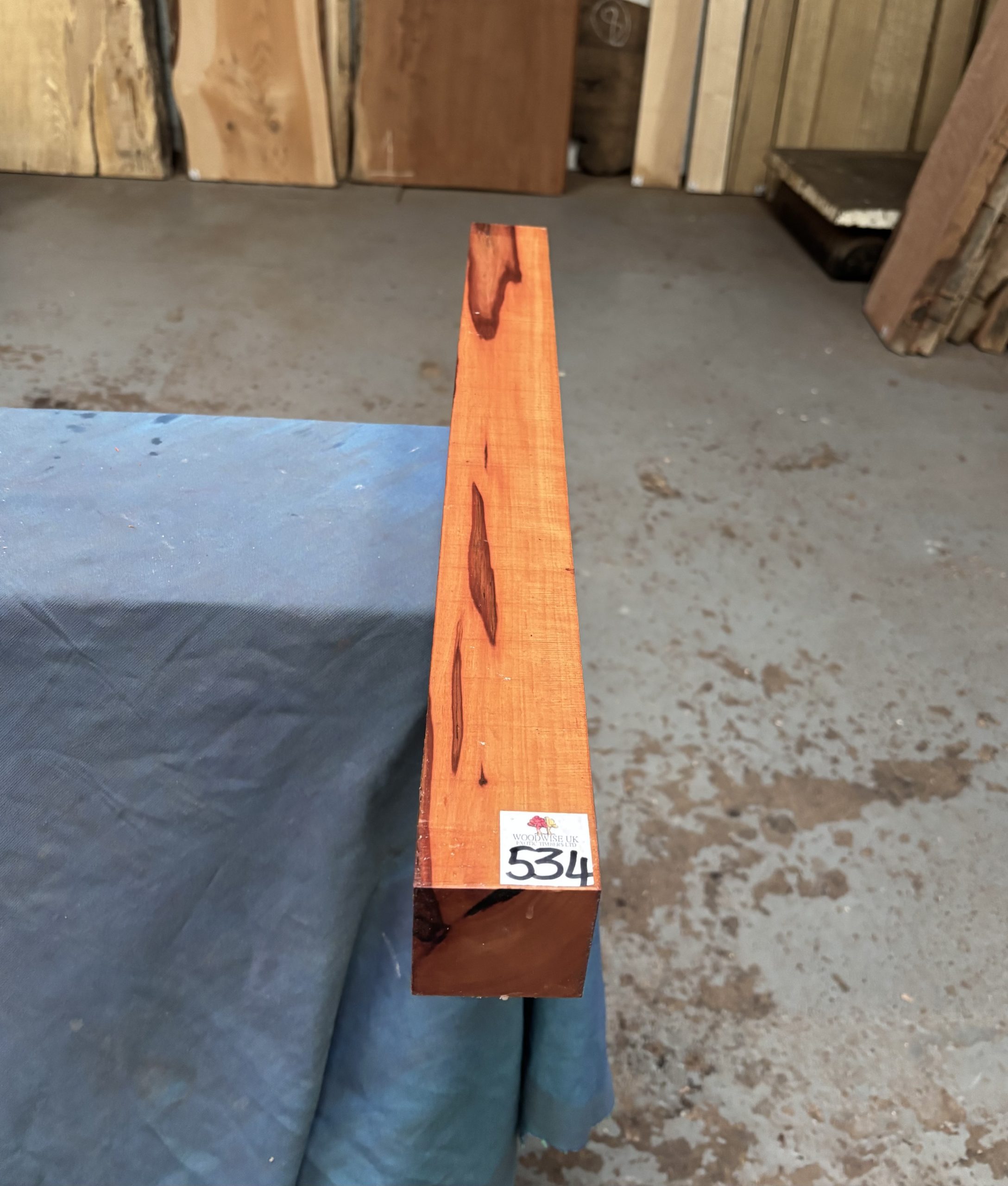 Pearwood (Figured Swiss) 60x60x520 mm