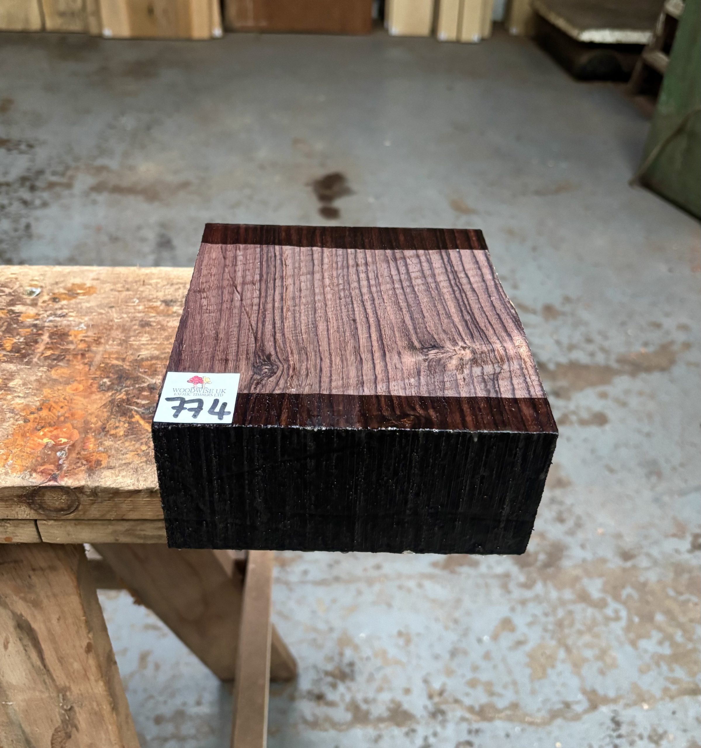 Indian Rosewood 6x6x3 inches IR770