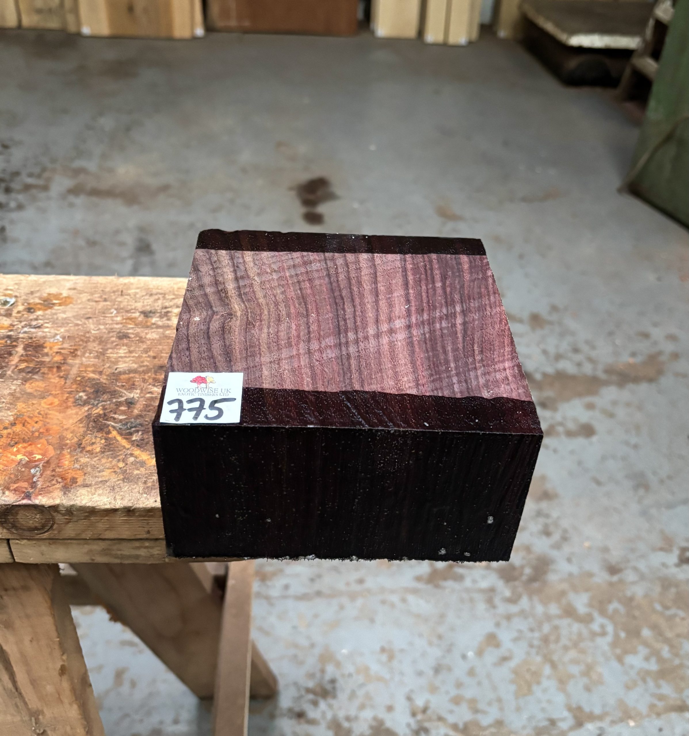 Indian Rosewood 6x6x3 inches IR770