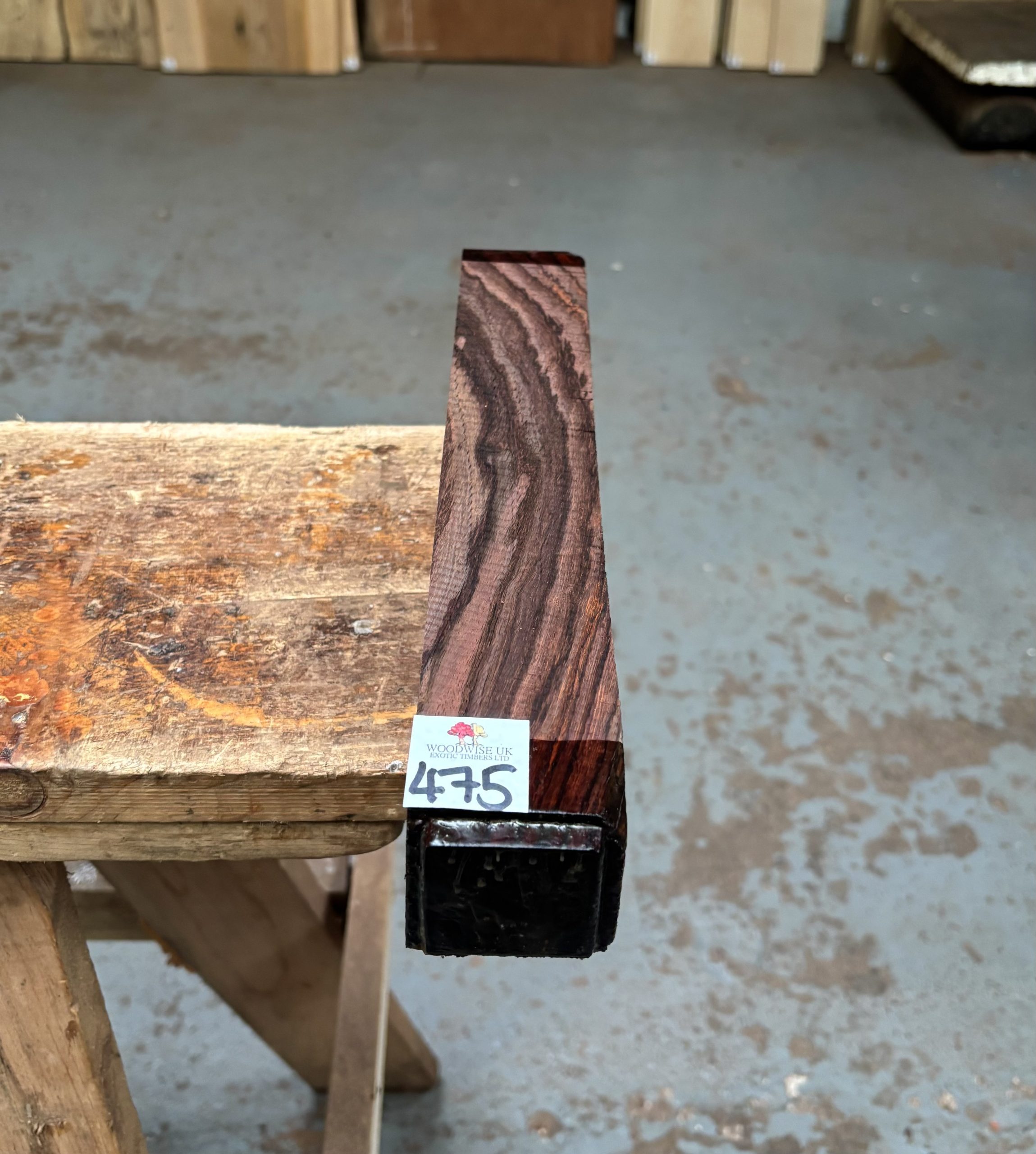 Indian Rosewood 2x2x12 inches
