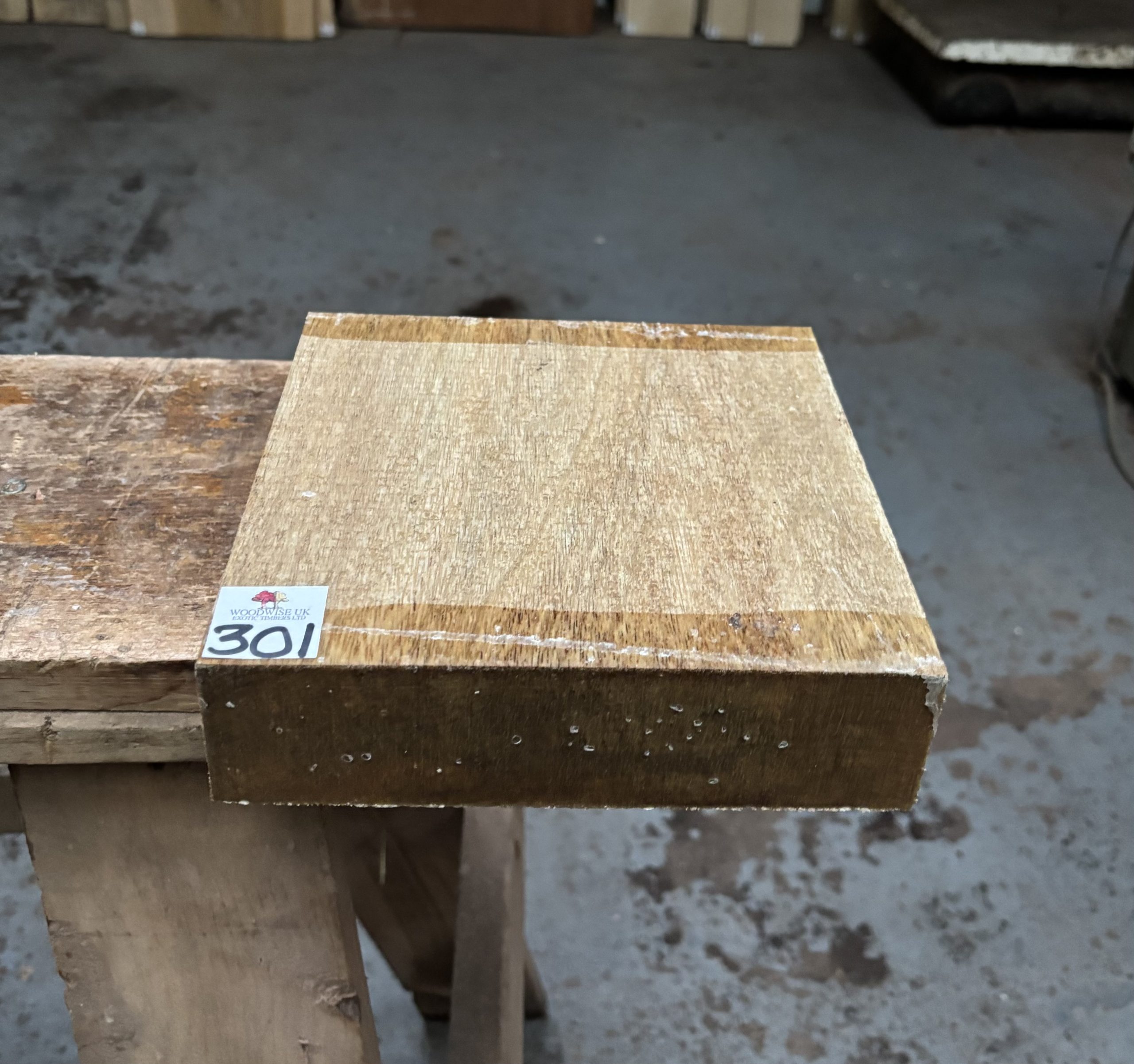 White Limba 8x8x2 inches