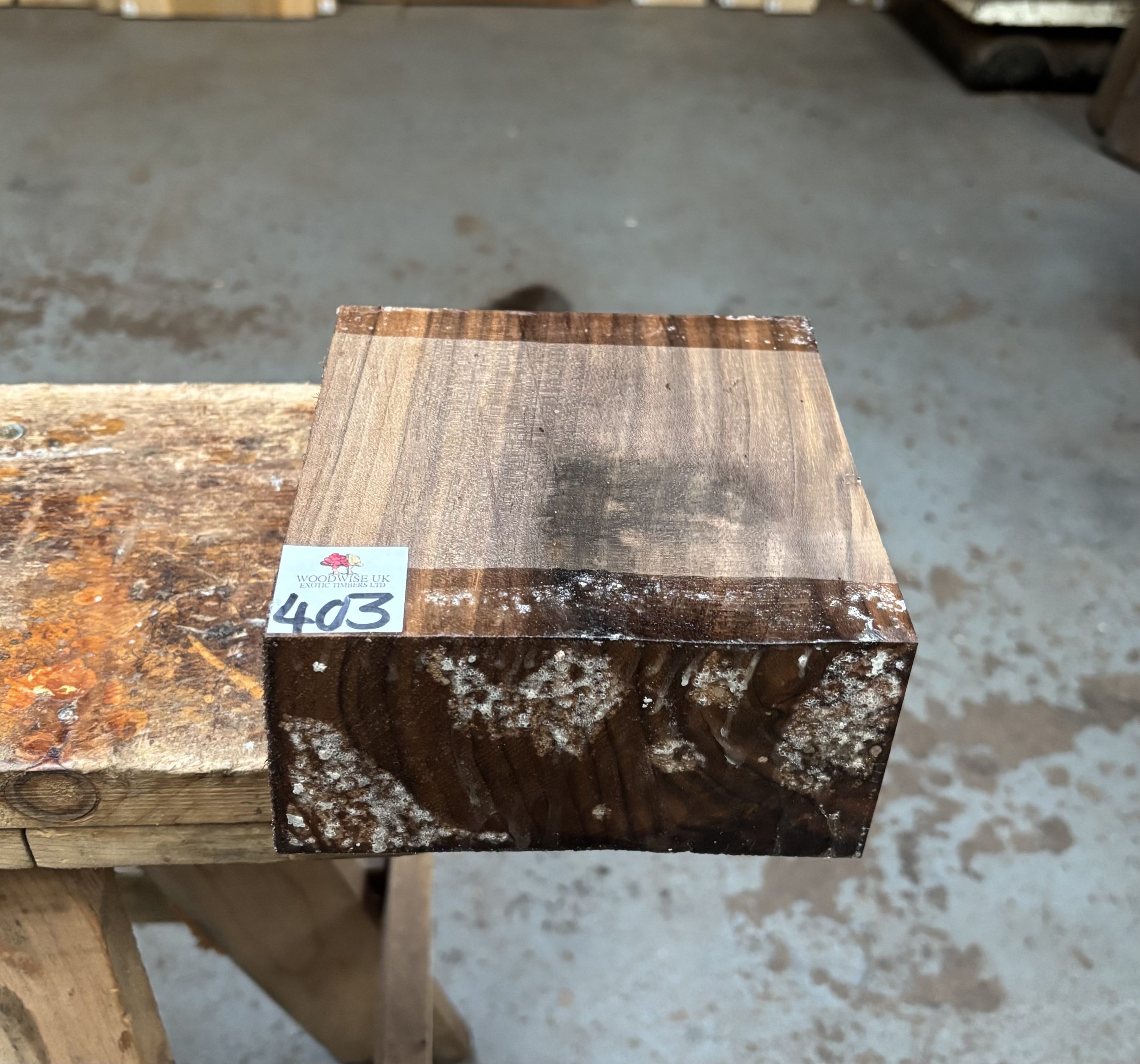 American Walnut 6x6x3 inches