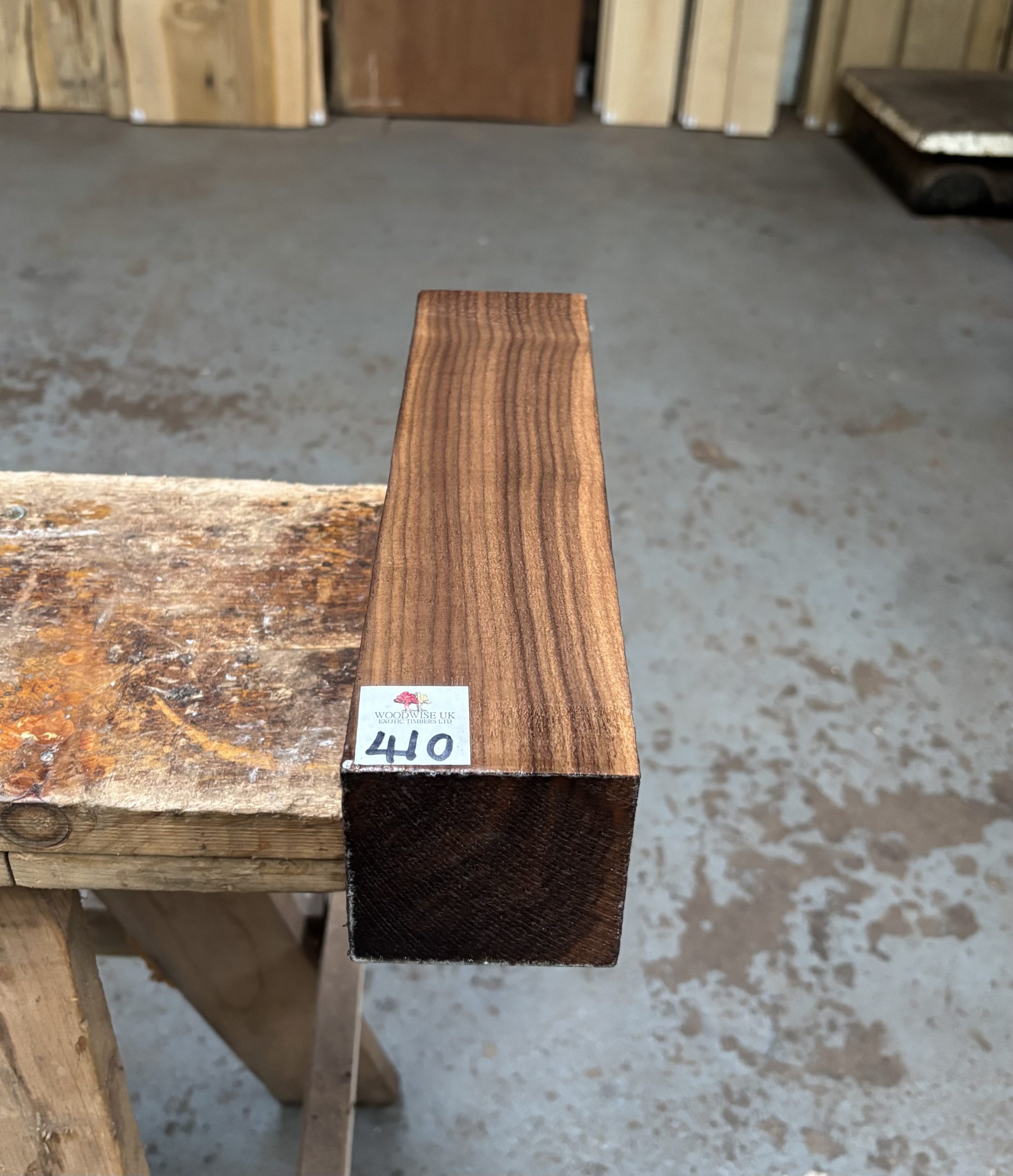 American Walnut 3x3x11.75 inches