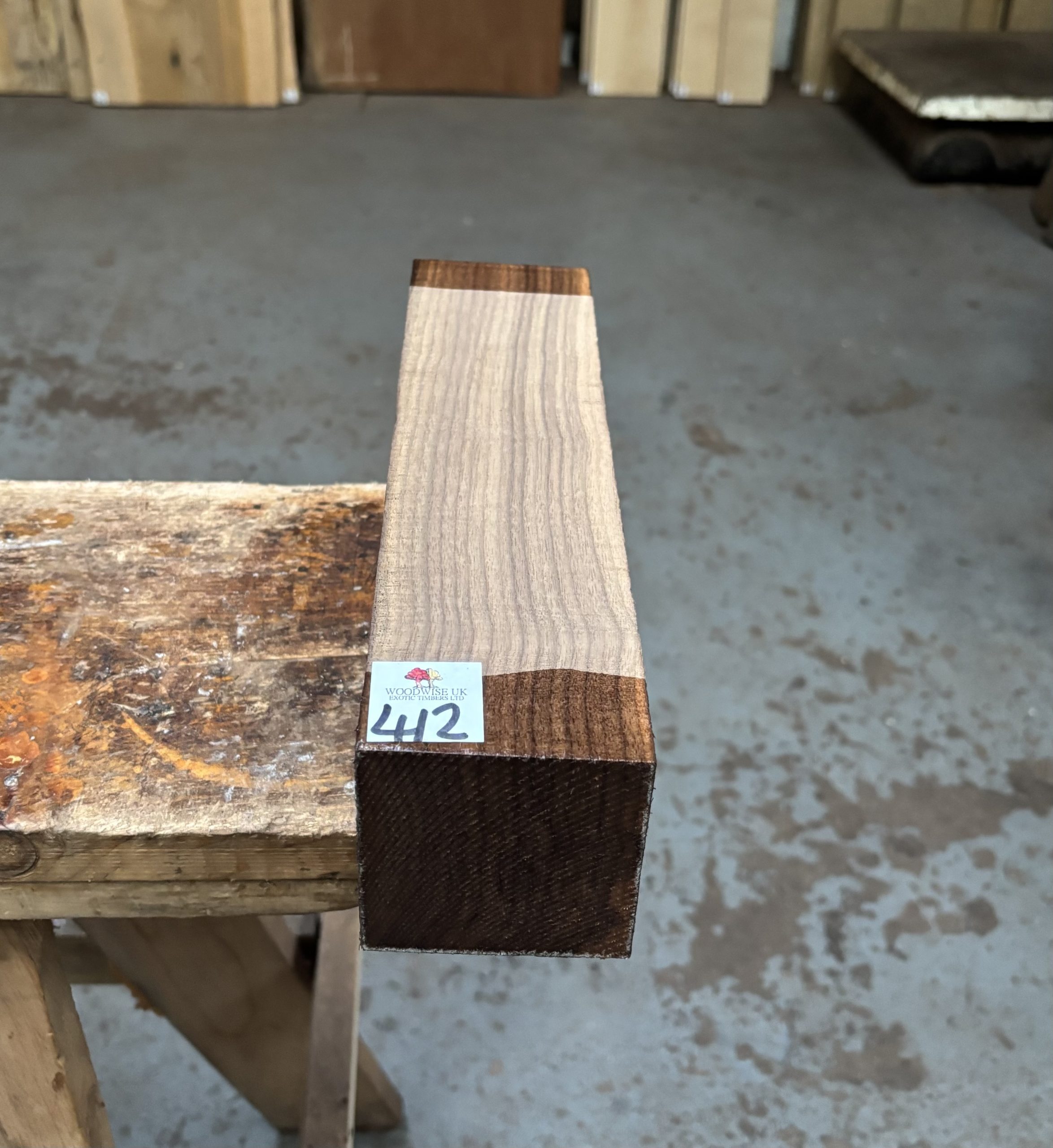American Walnut 3x3x11.75 inches