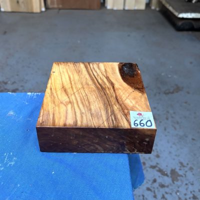 Mediterranean Olivewood 6x6x2 inches