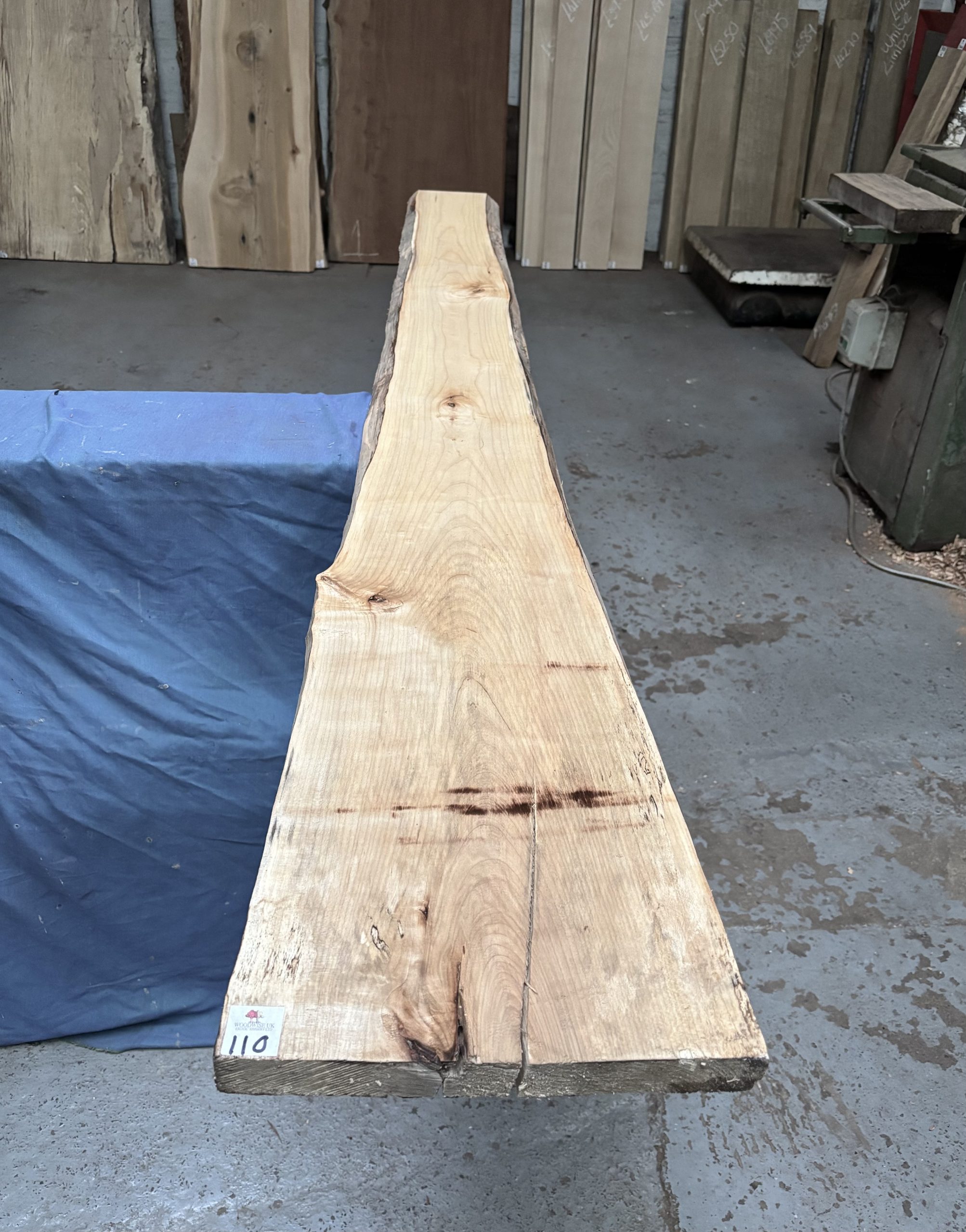 Spalted Maple 1950x170-280x25 mm