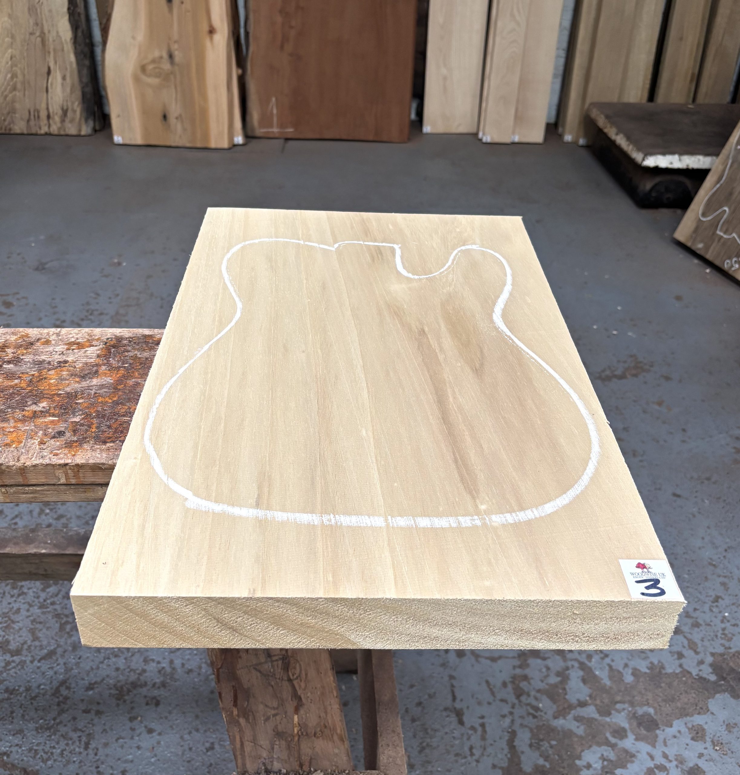 Obeche 550x360x49 mm