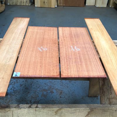 Indian Mahogany Guitar Back and Set