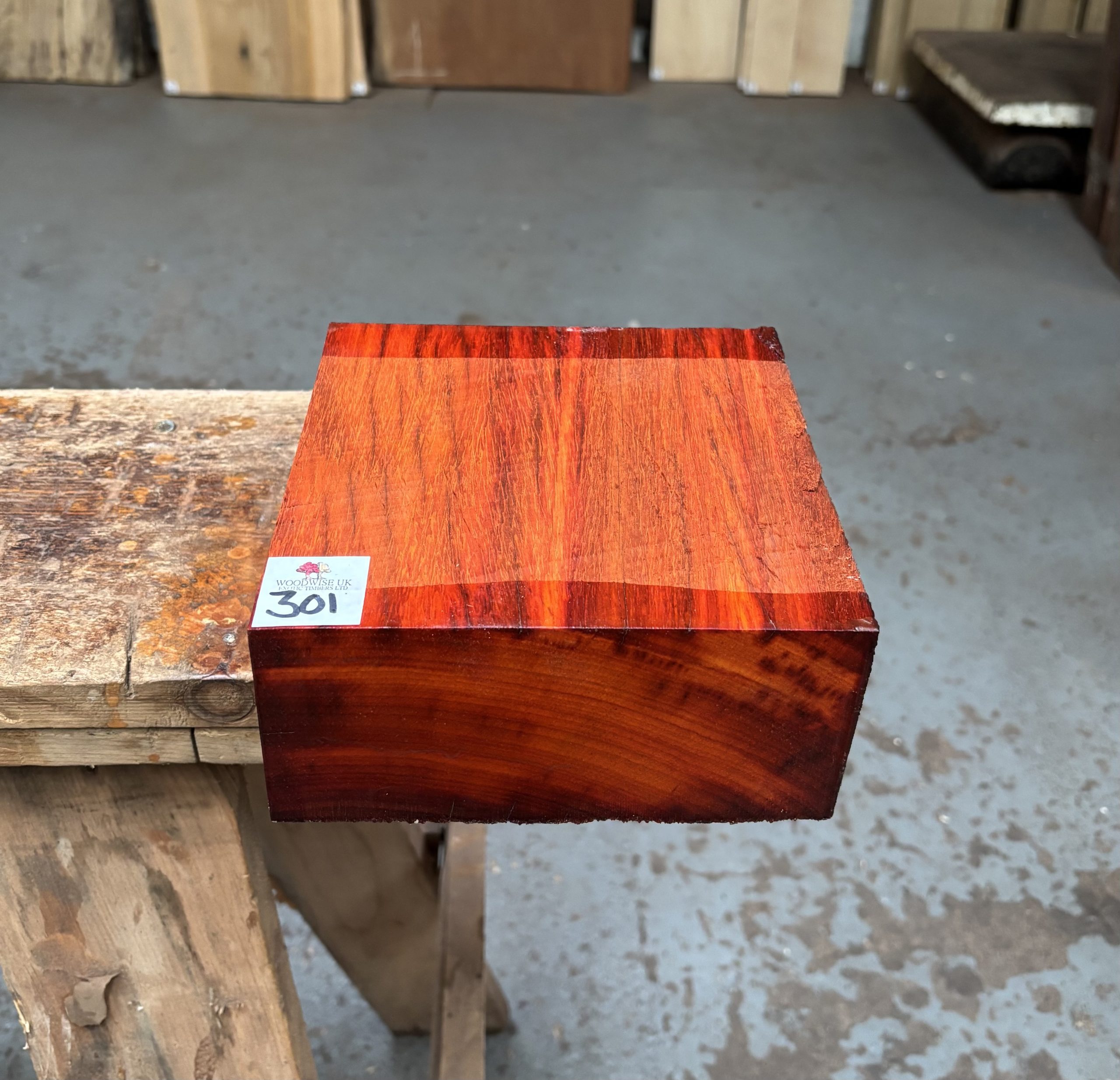 Padauk 7x7x3 Inches