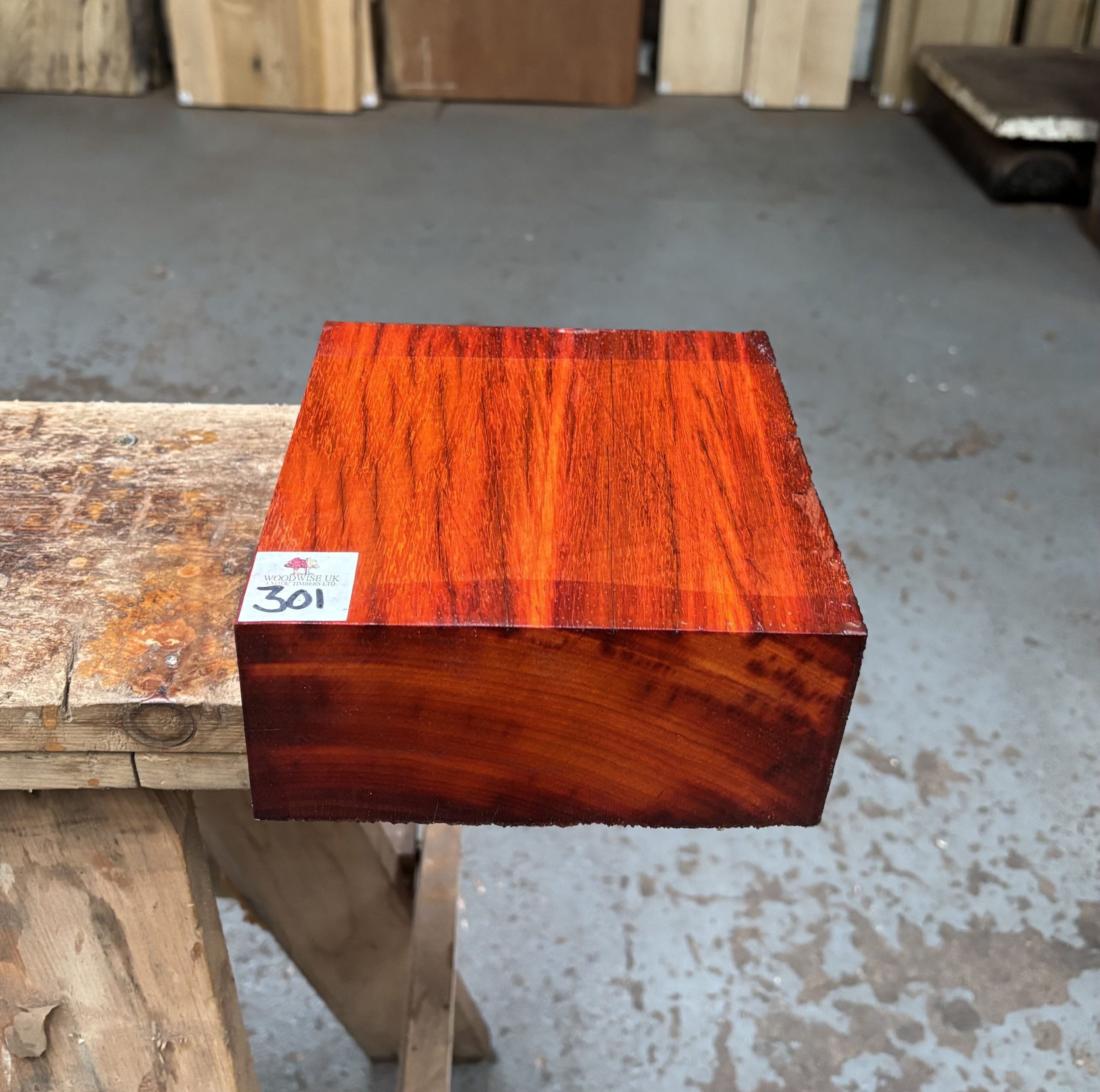 Padauk 7x7x3 Inches