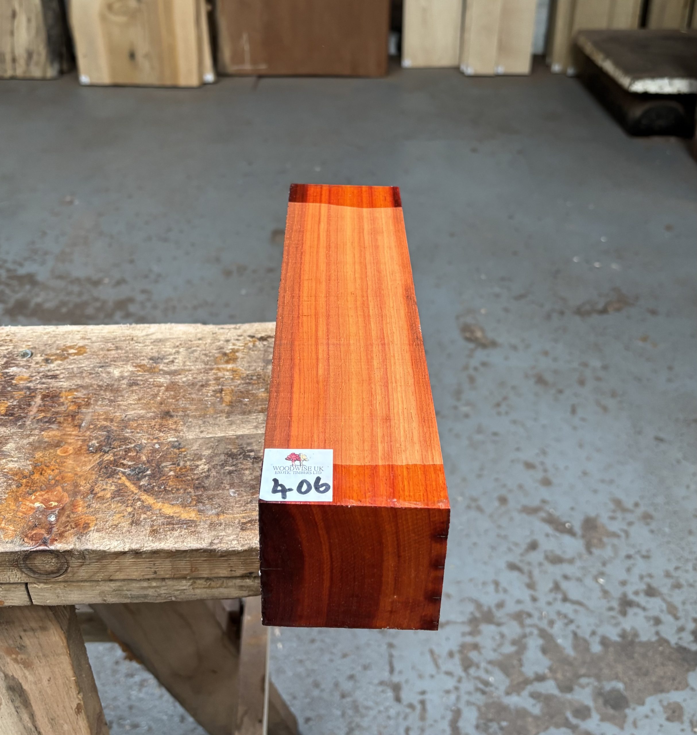 Padauk 3x3x12 Inches
