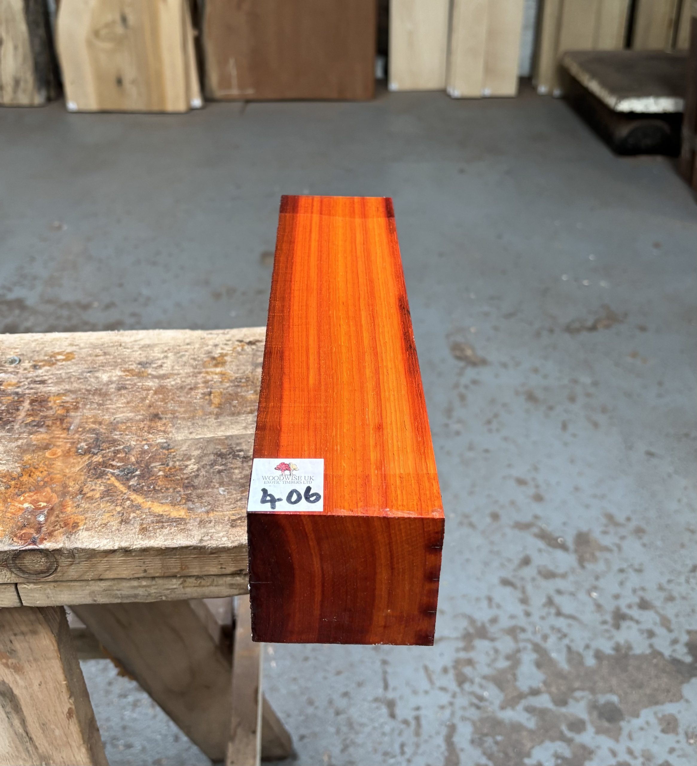 Padauk 3x3x12 Inches