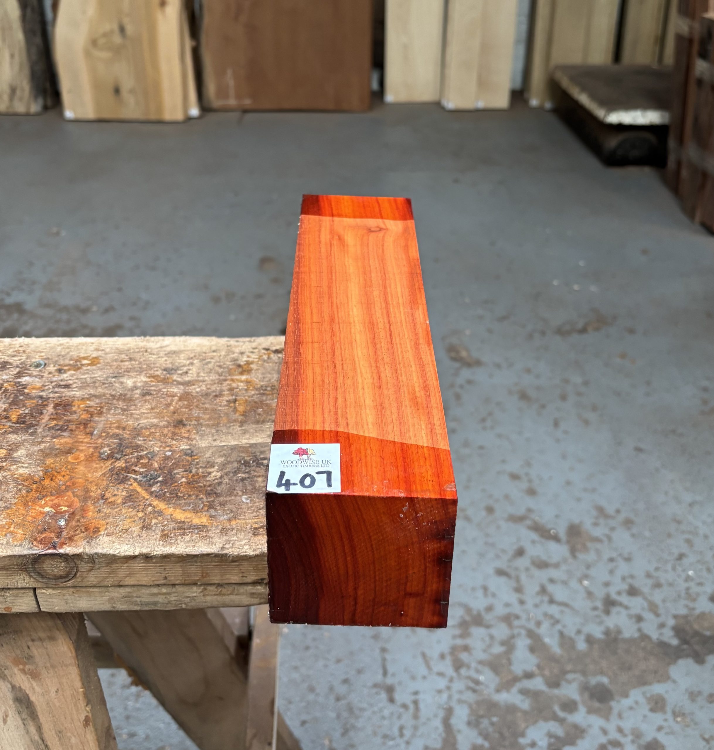 Padauk 3x3x12 Inches