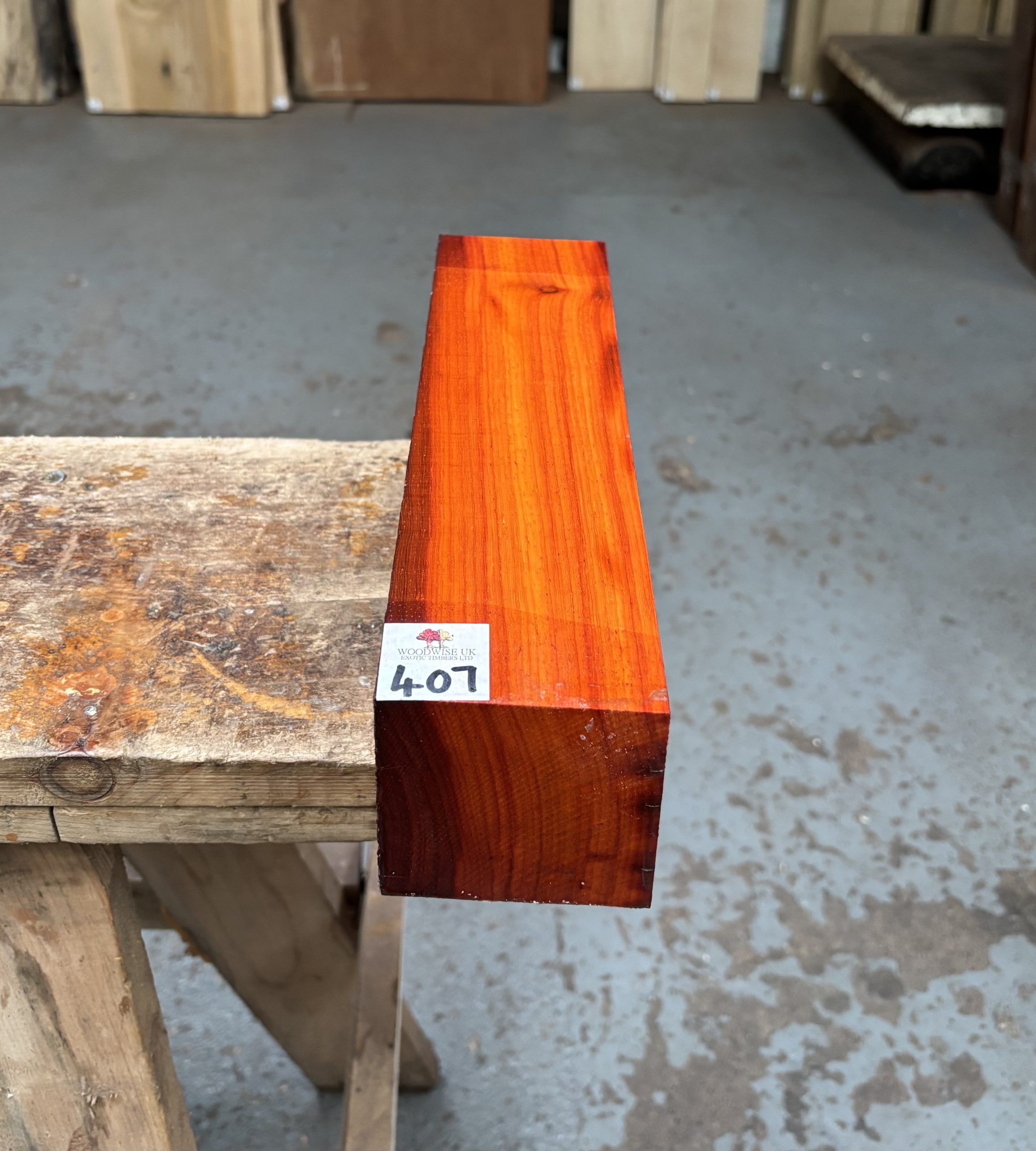 Padauk 3x3x12 Inches