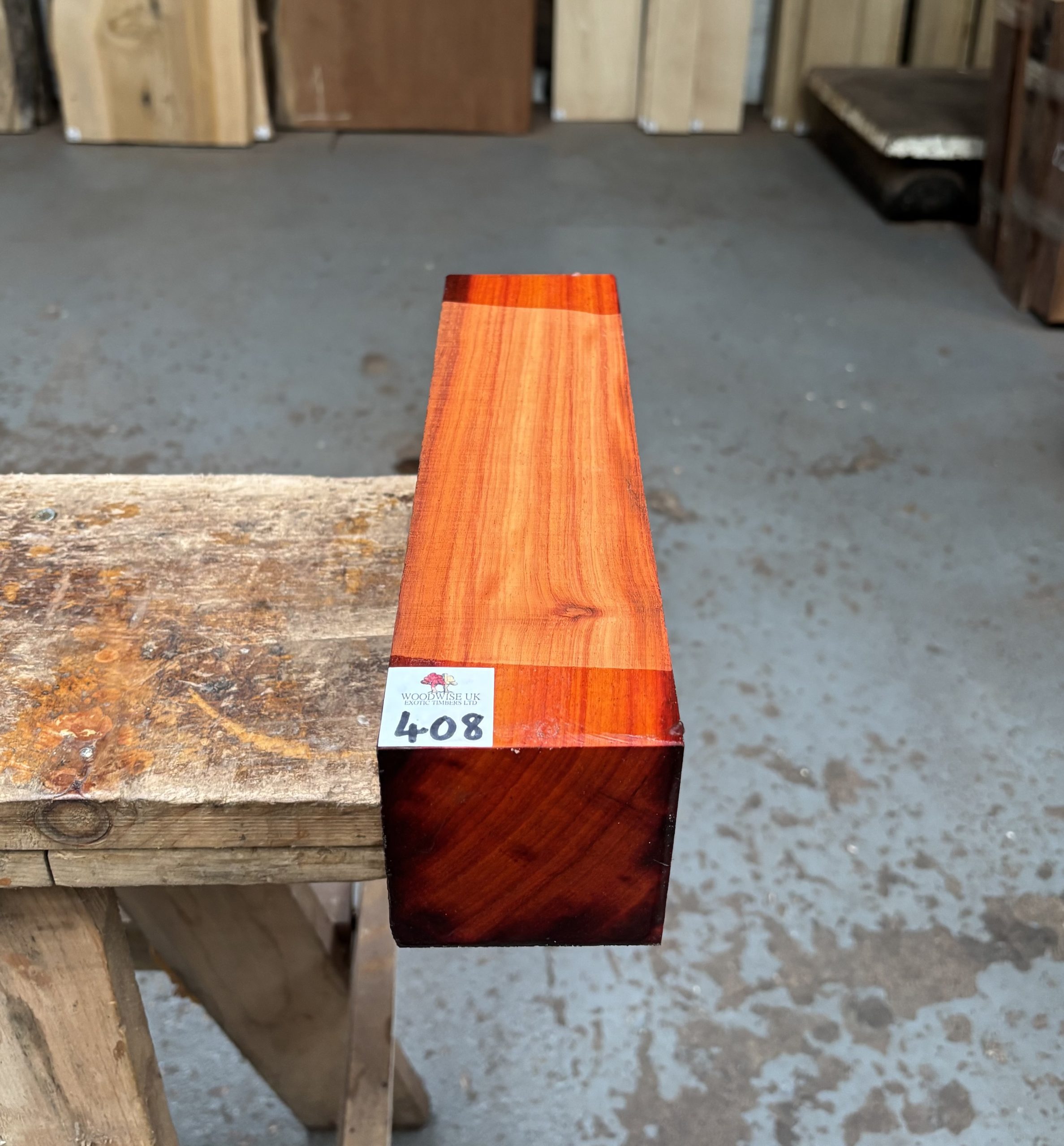 Padauk 3x3x12 Inches