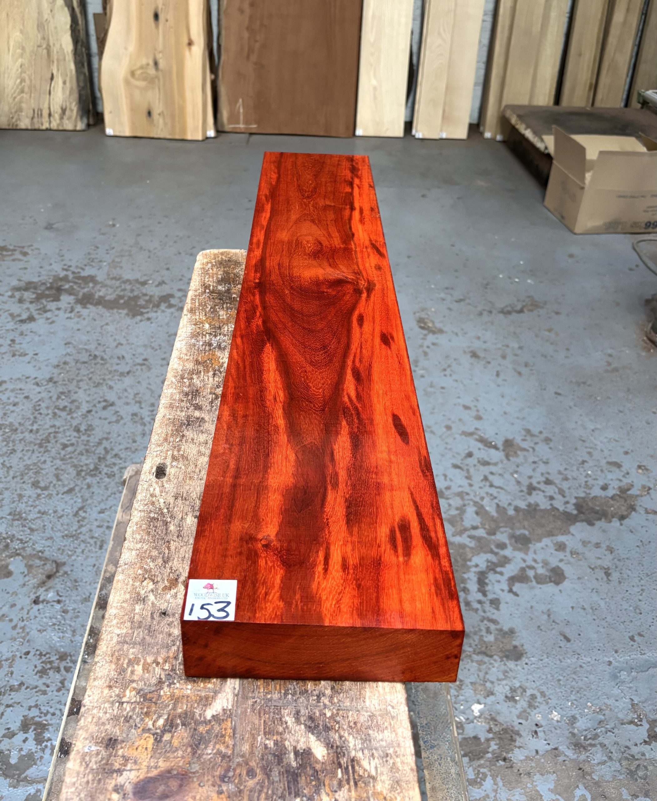 Padauk 920x170x50 mm