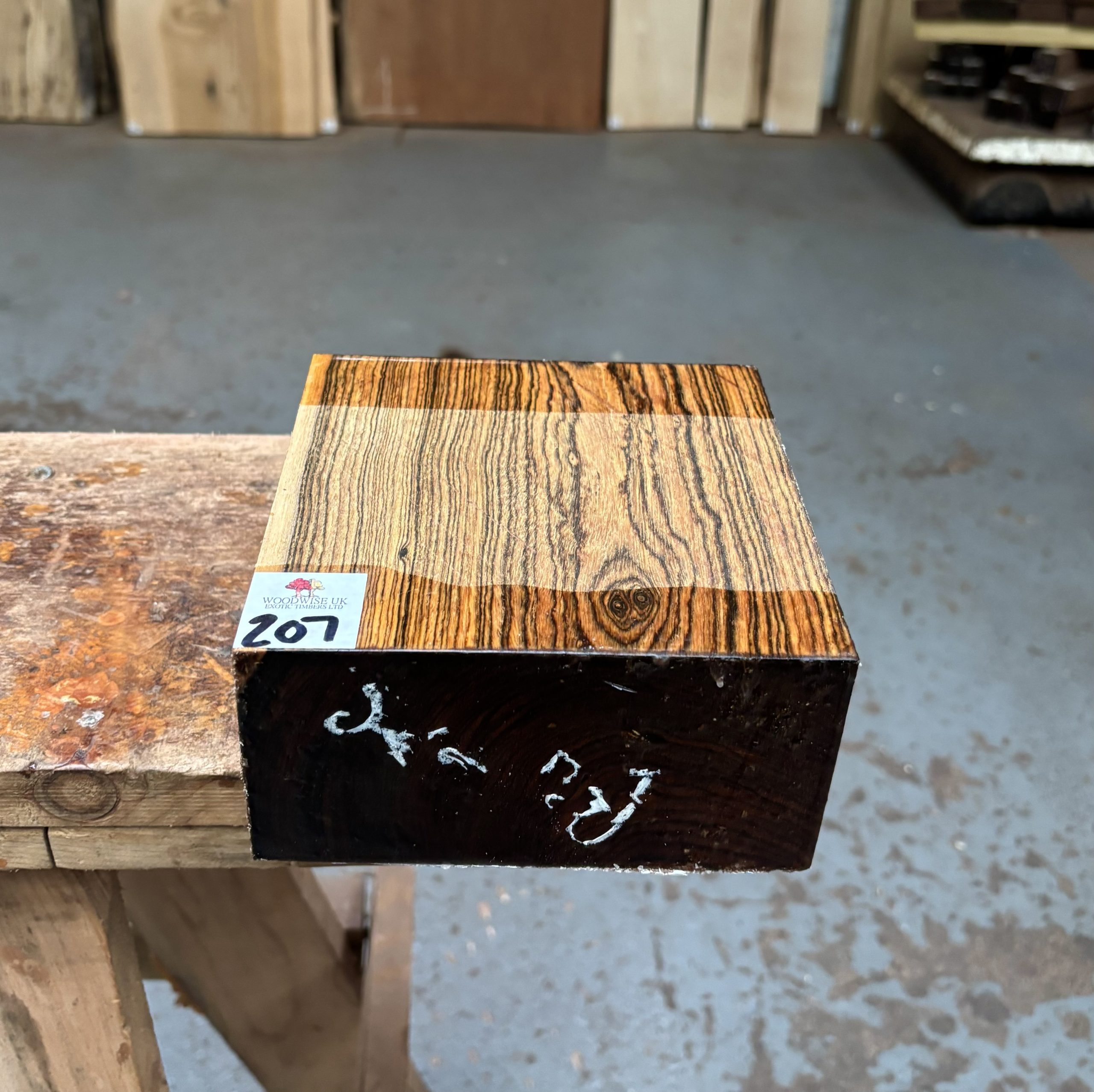Bocote 6x6x3 Inches