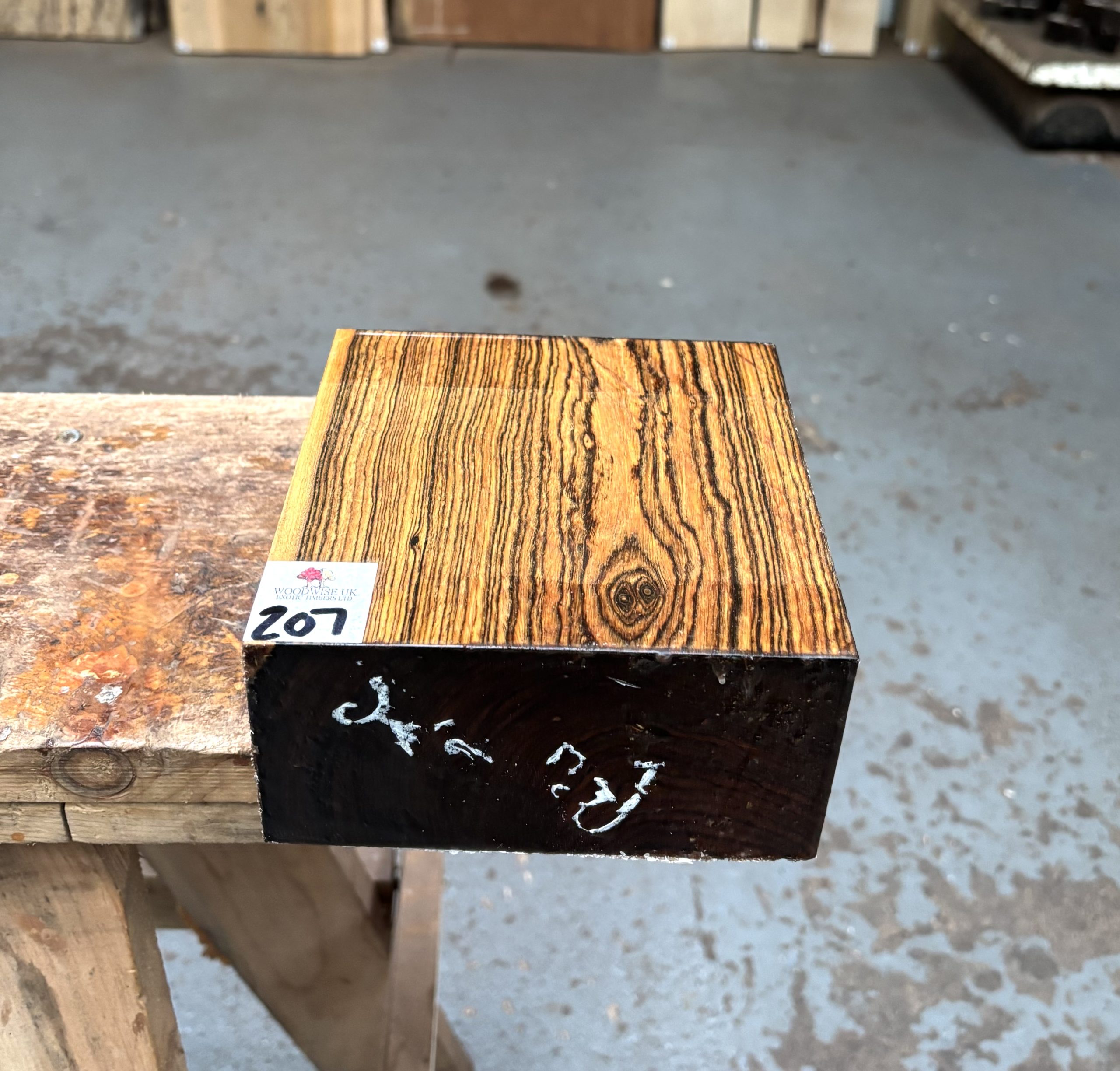 Bocote 6x6x3 Inches