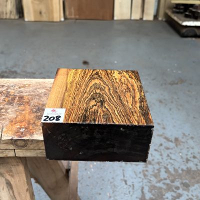 Bocote 6x6x3 Inches