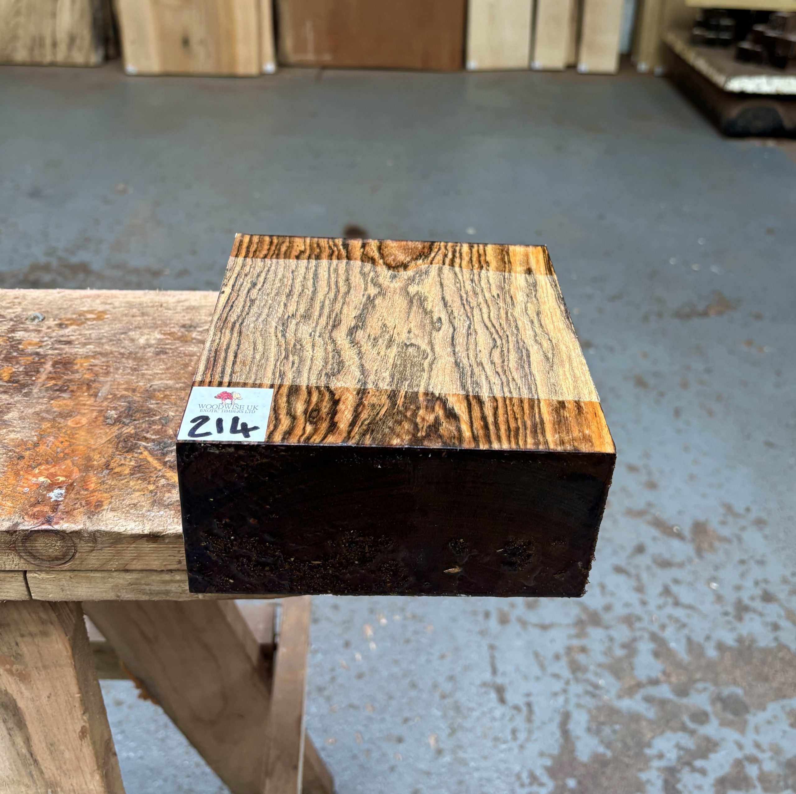 Bocote 6x6x3 Inches