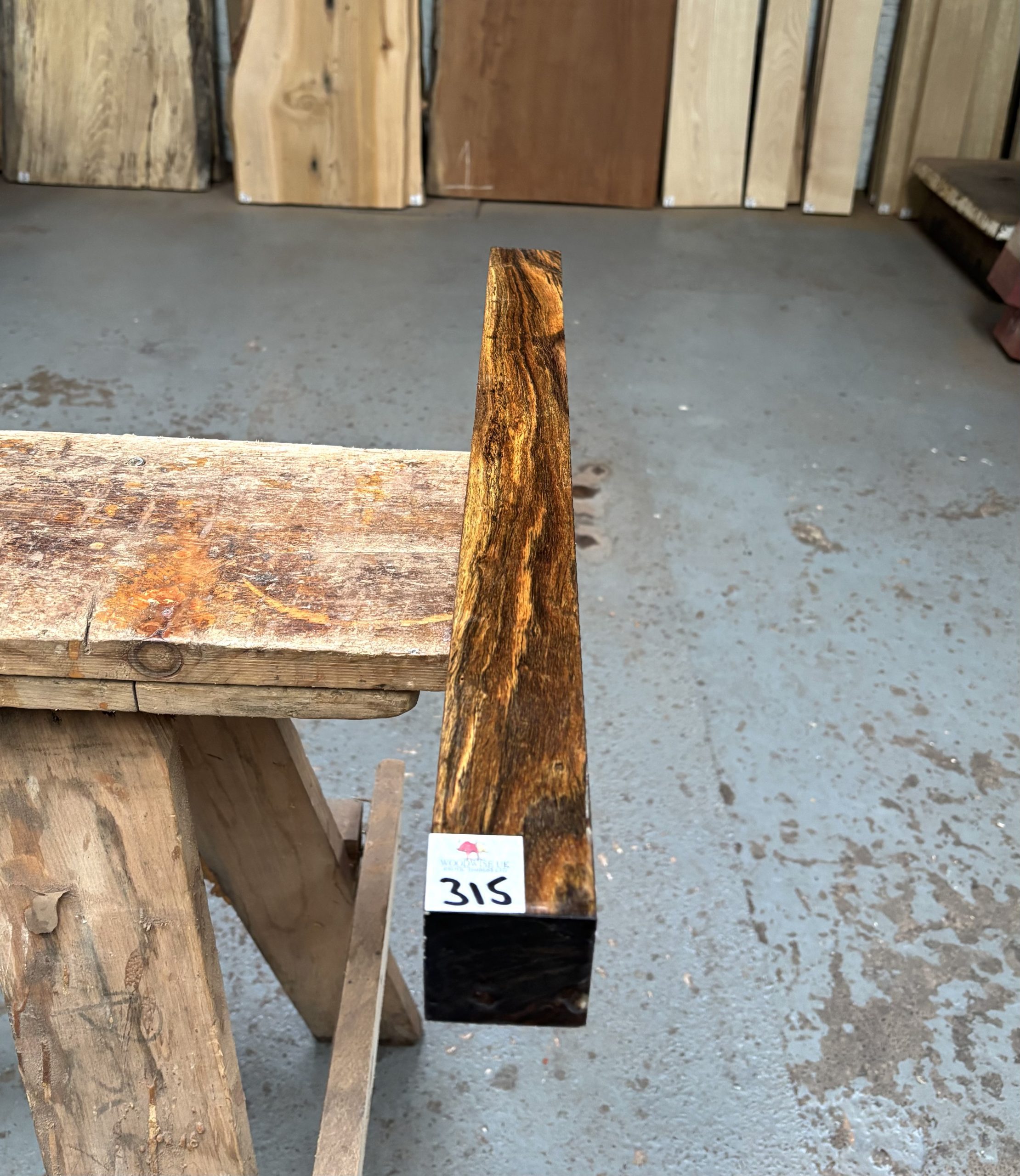 Bocote 2x2x24 Inches