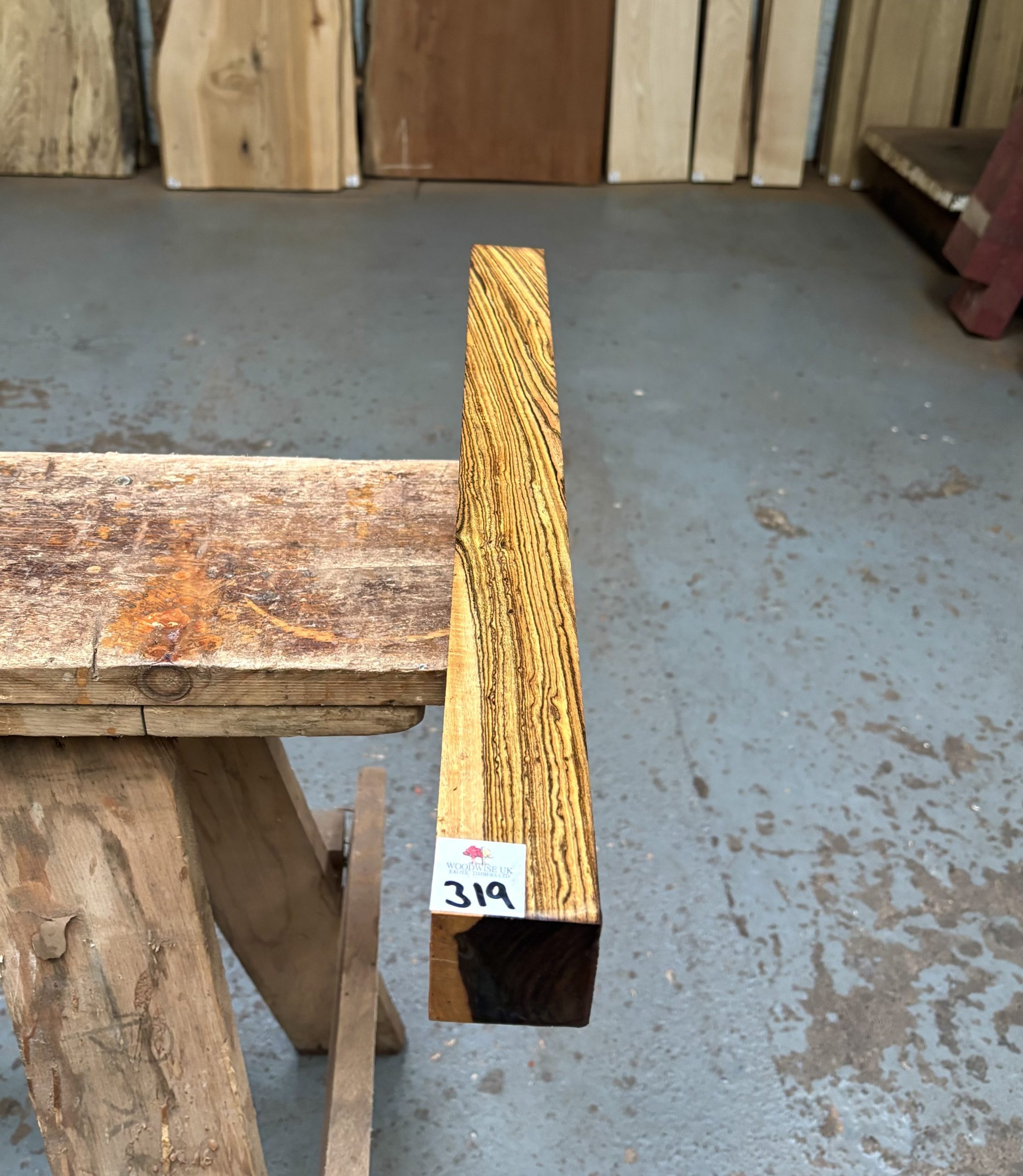 Bocote 2x2x24 Inches