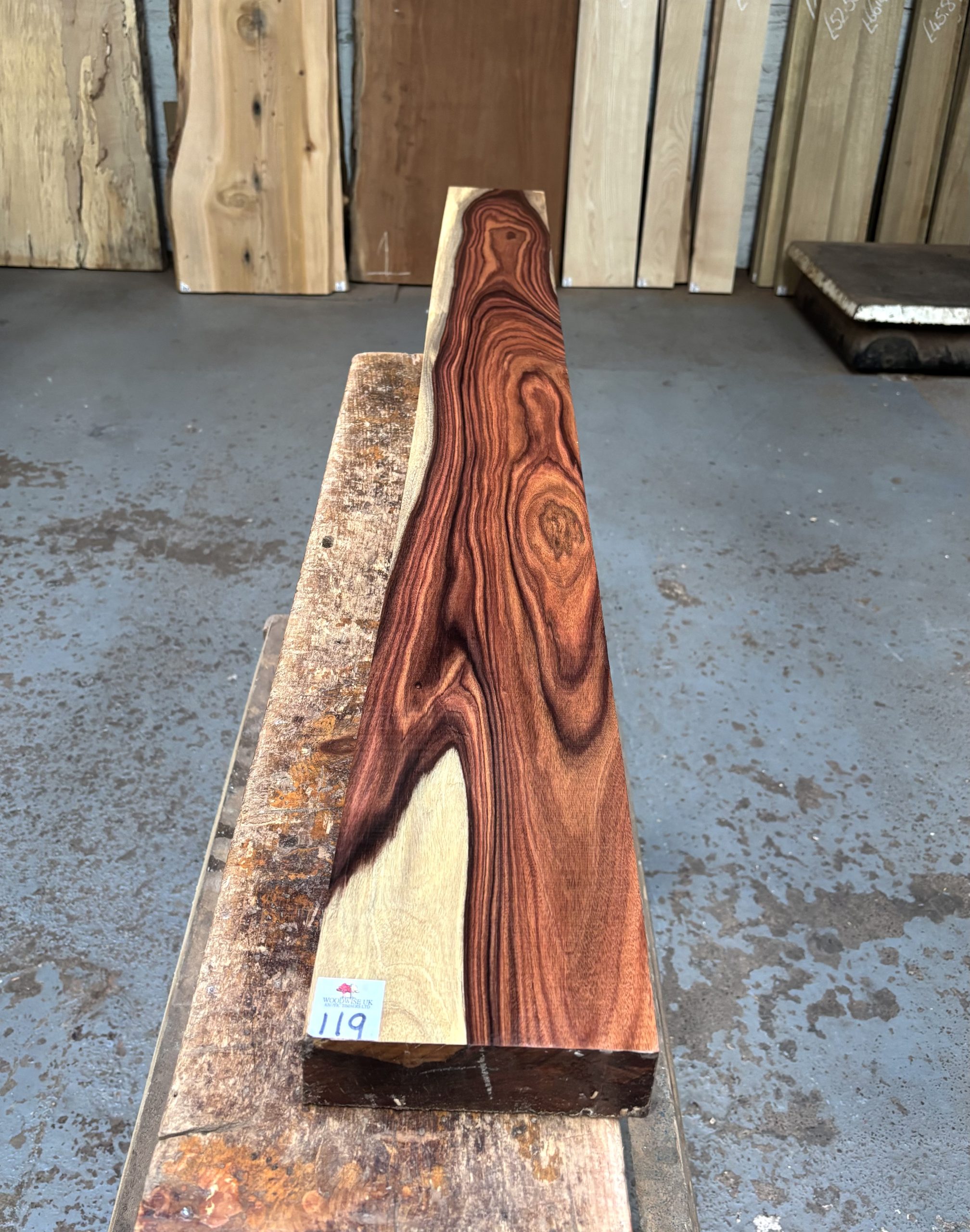 Bolivian Rosewood 1570x150x46 mm