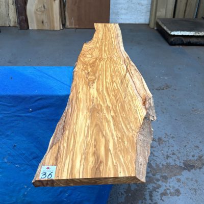 Mediterranean Olivewood Board 1050x180-250x26 mm